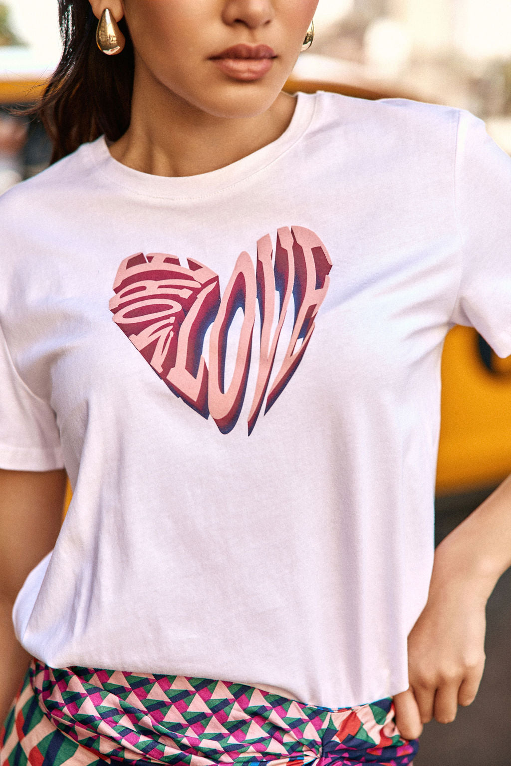 T-shirt Tove - 10-blanc