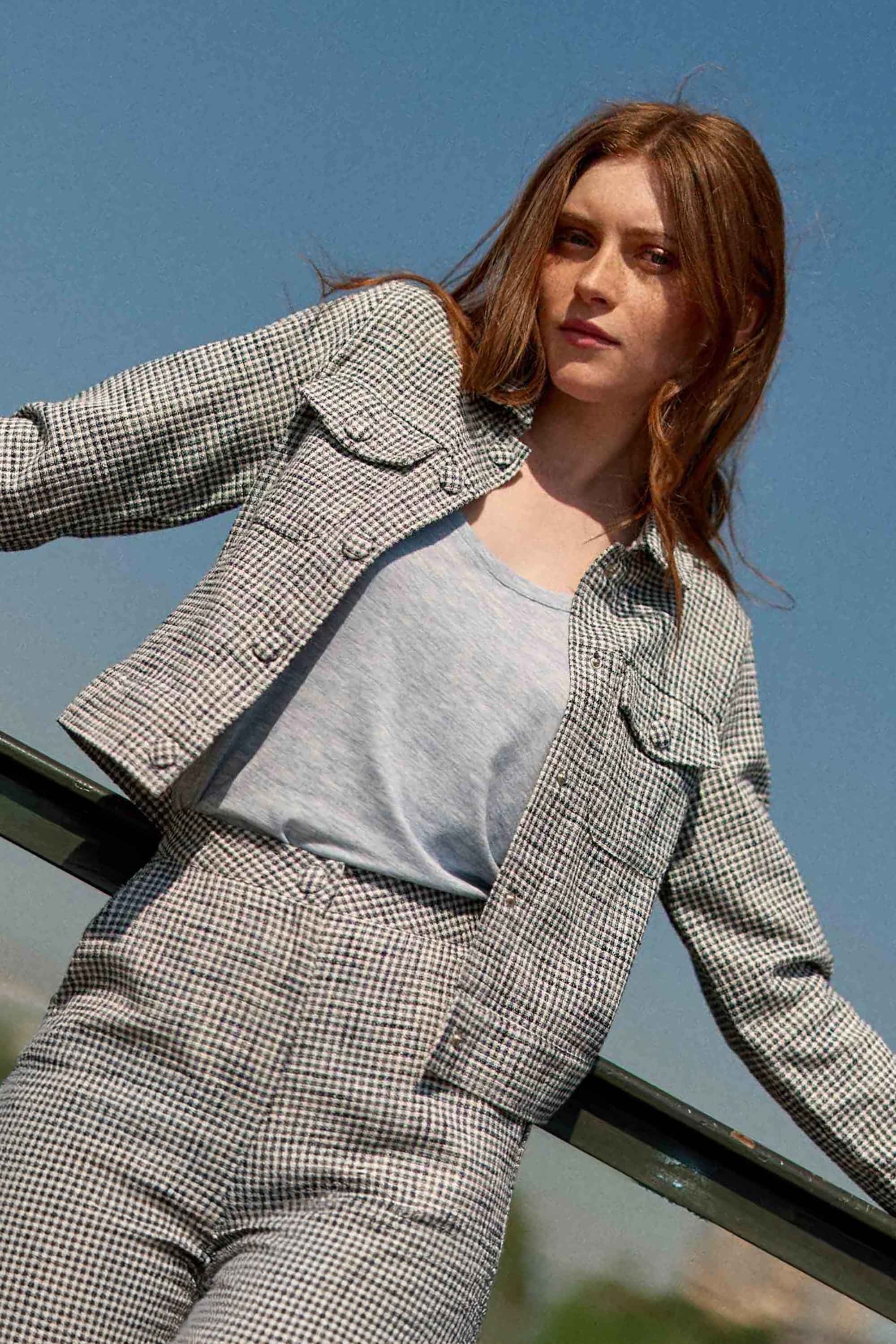 Gingham jacket - Vana