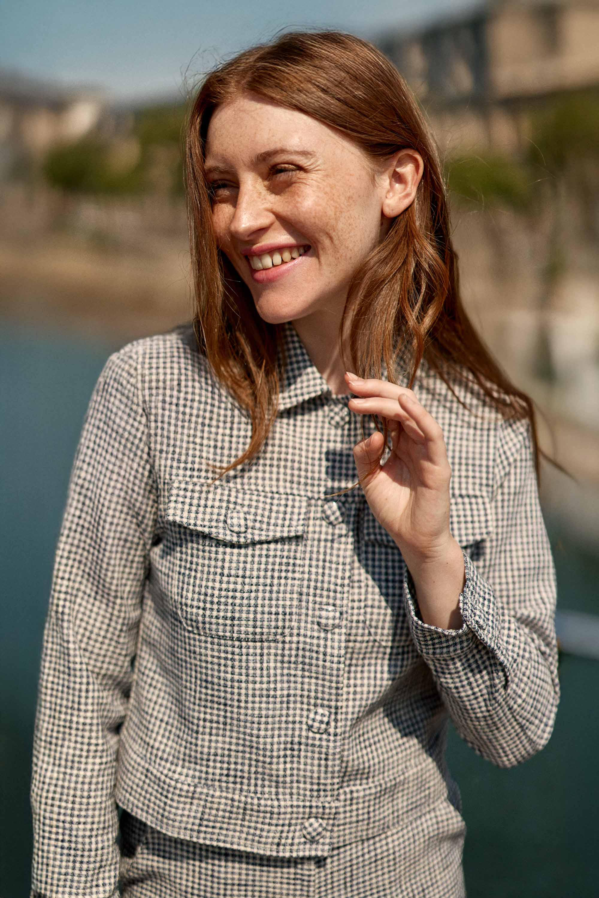Gingham jacket - Vana