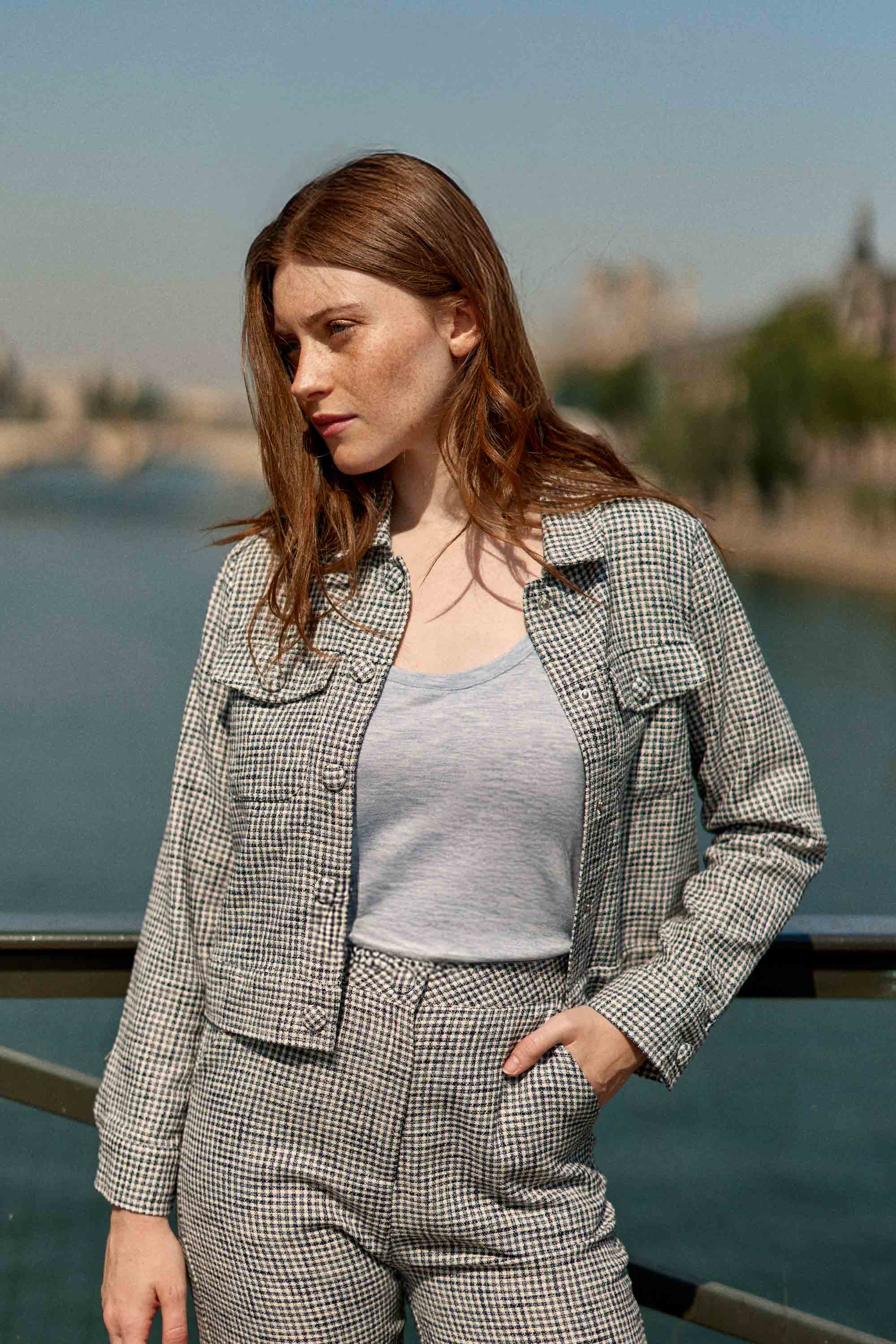 Gingham jacket - Vana