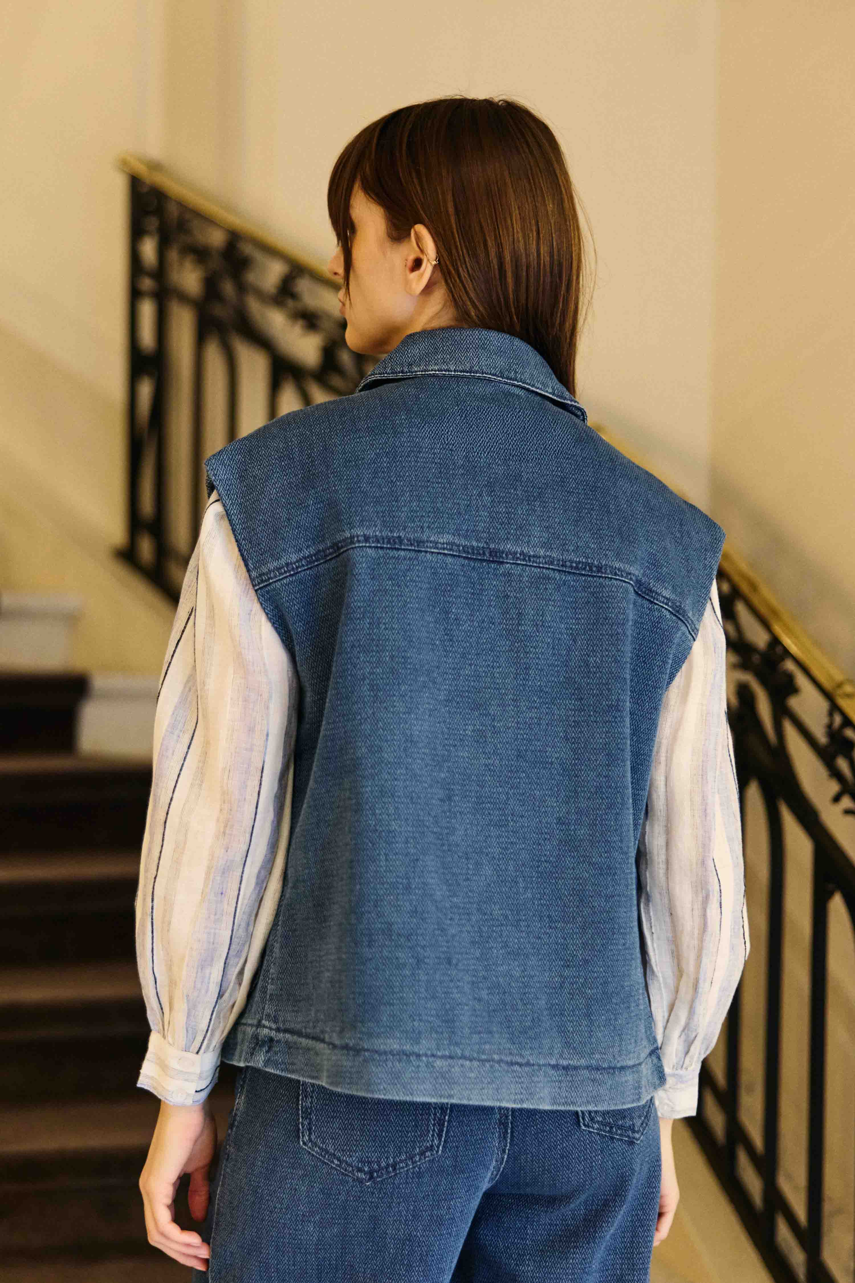 Vaya - Veste sans manches denim