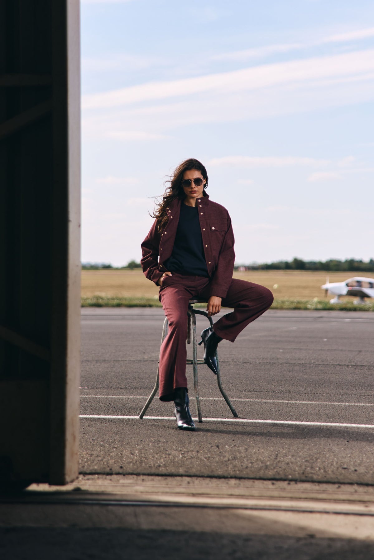 Vesky - Blouson chiné