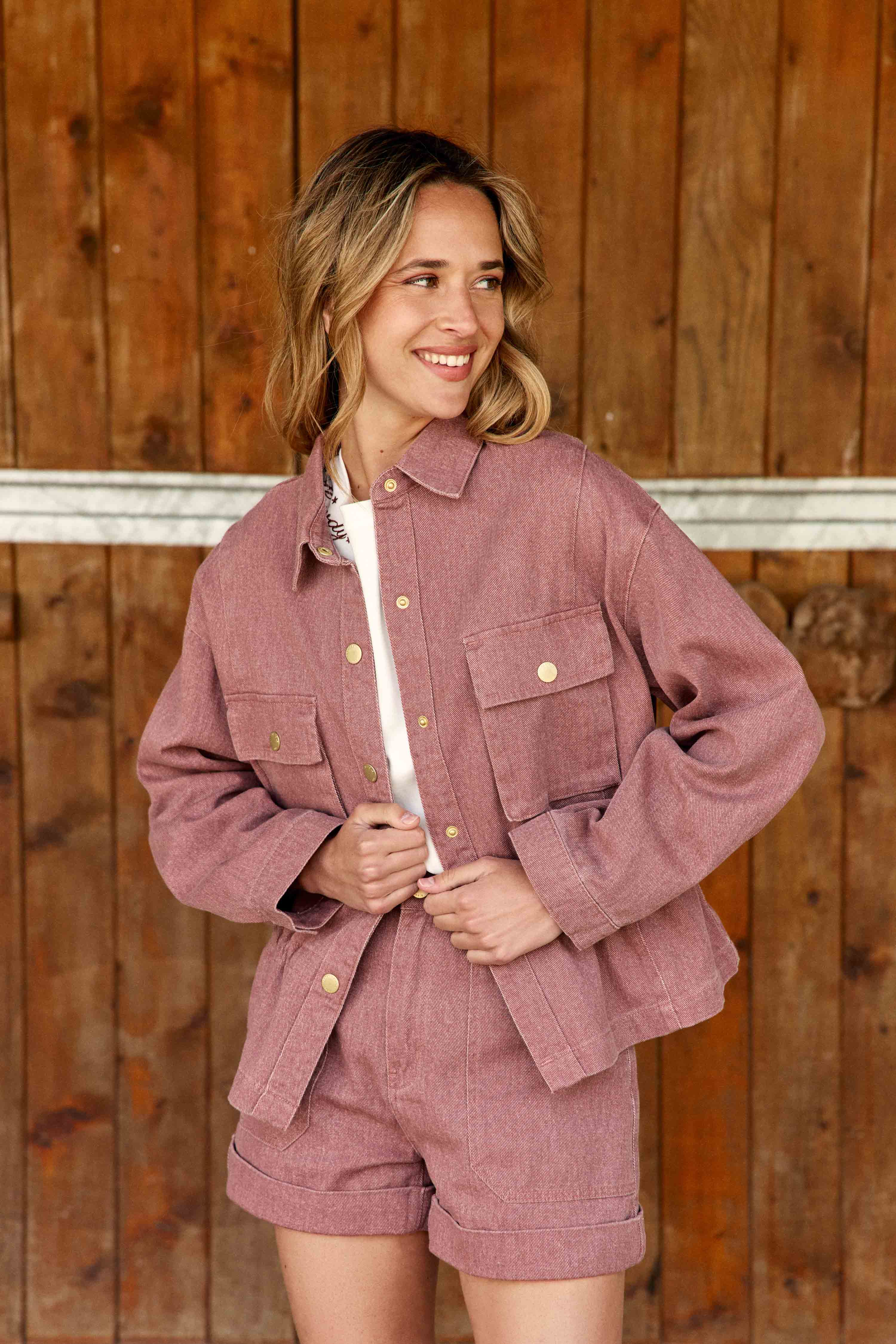 Vita - Verstellbare Jeansjacke