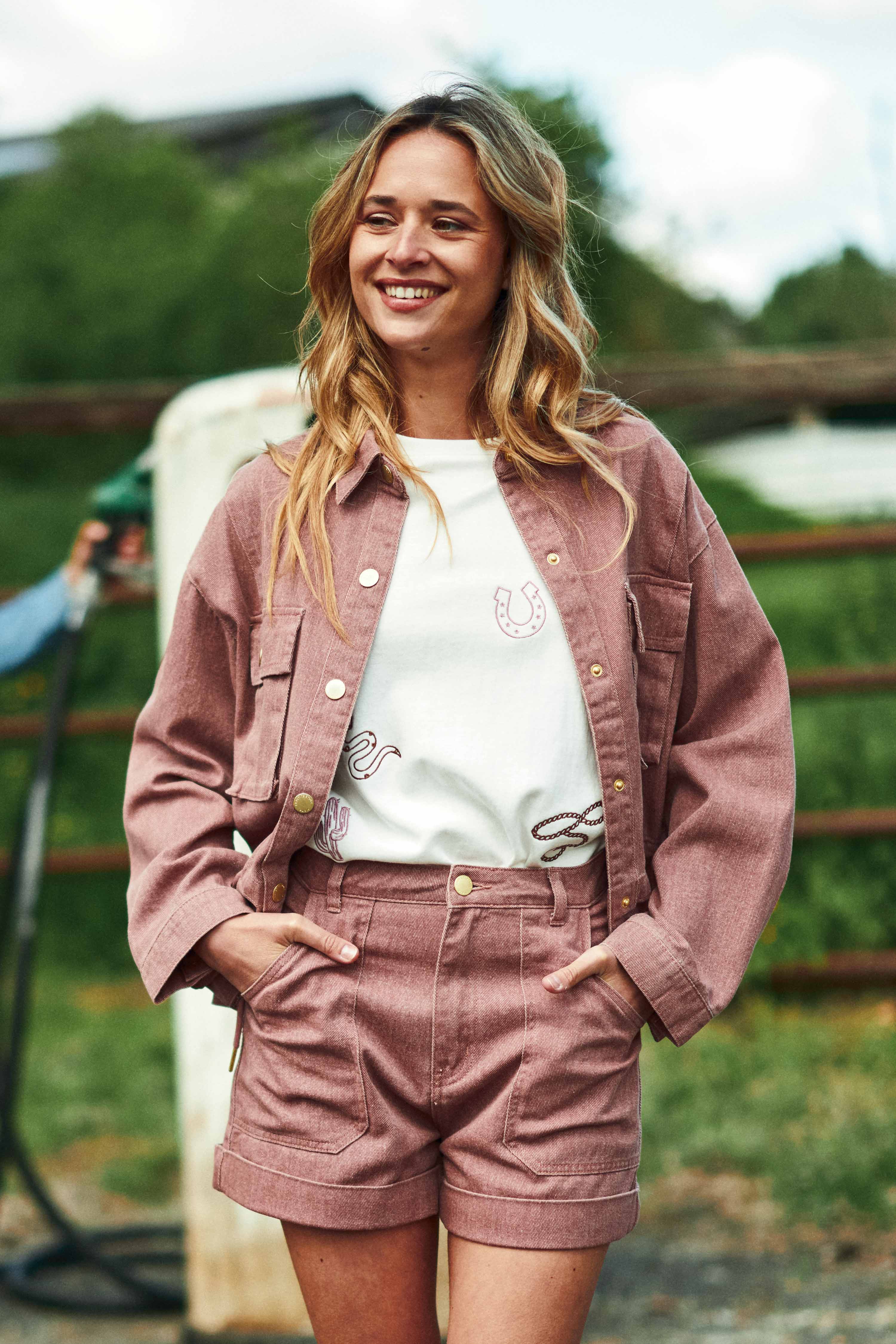 Vita - Verstellbare Jeansjacke
