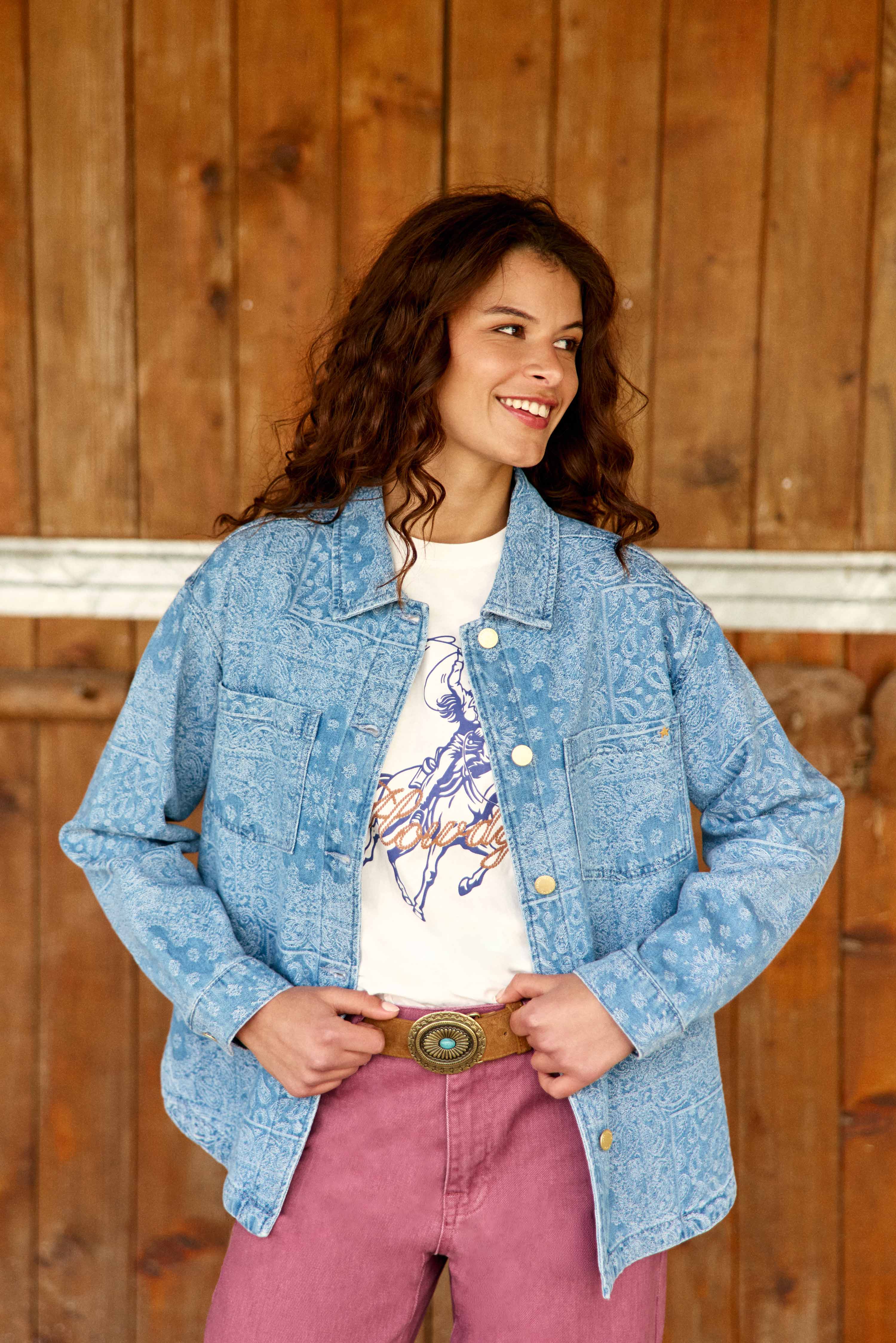 Vitalo - Jeans-Hemdjacke