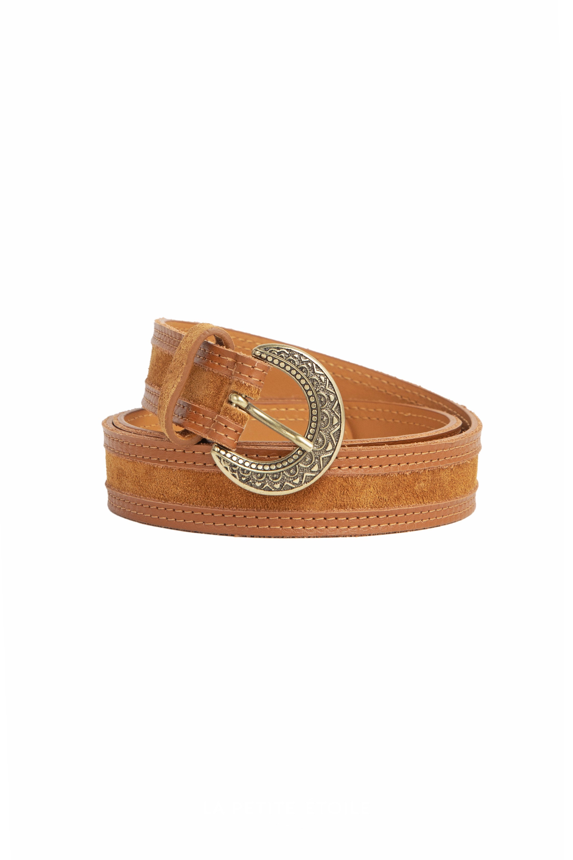Ceinture en cuir Ash - Camel