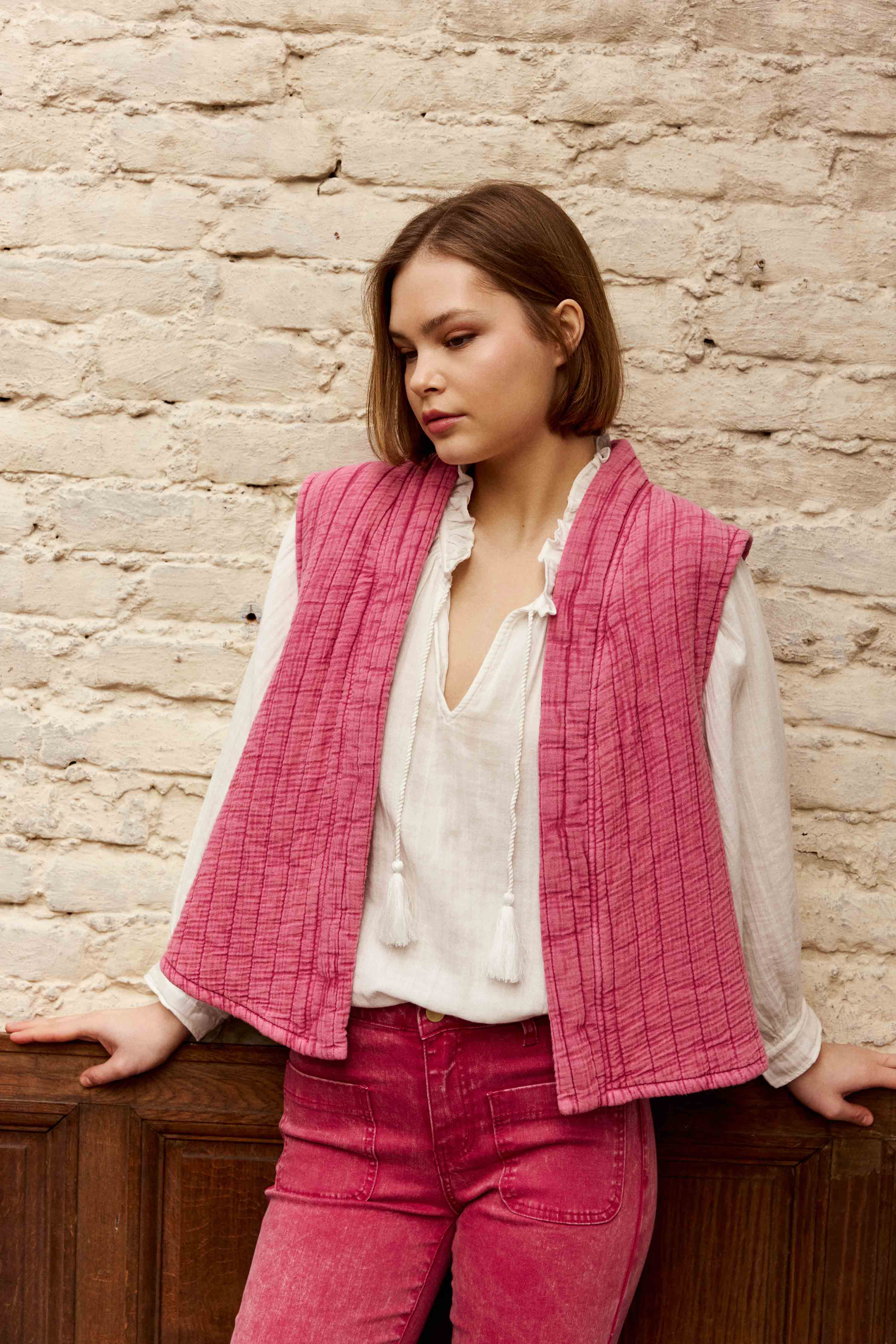 Veste Vivie - Framboise