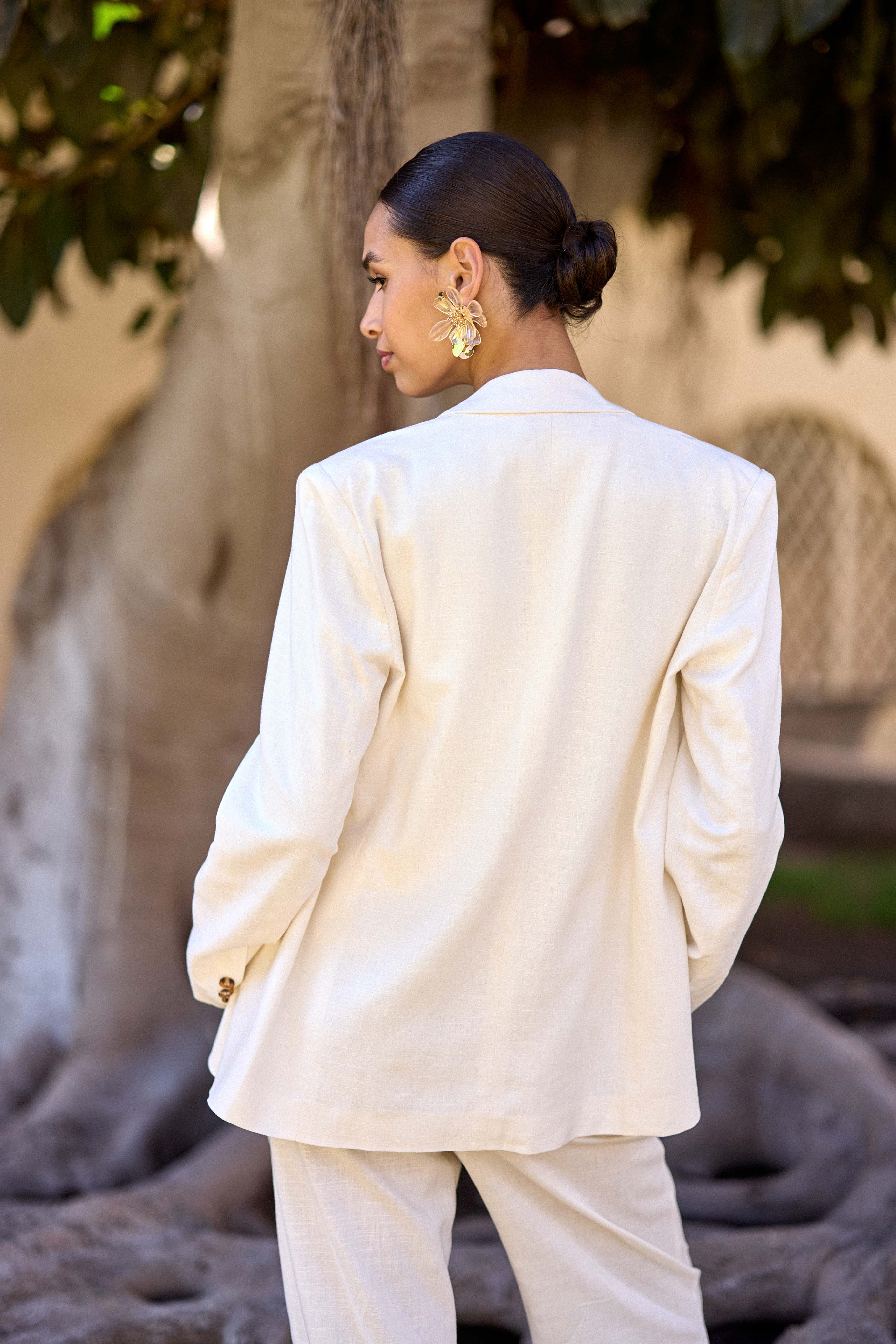 Veste de tailleur ivoire - Voliane