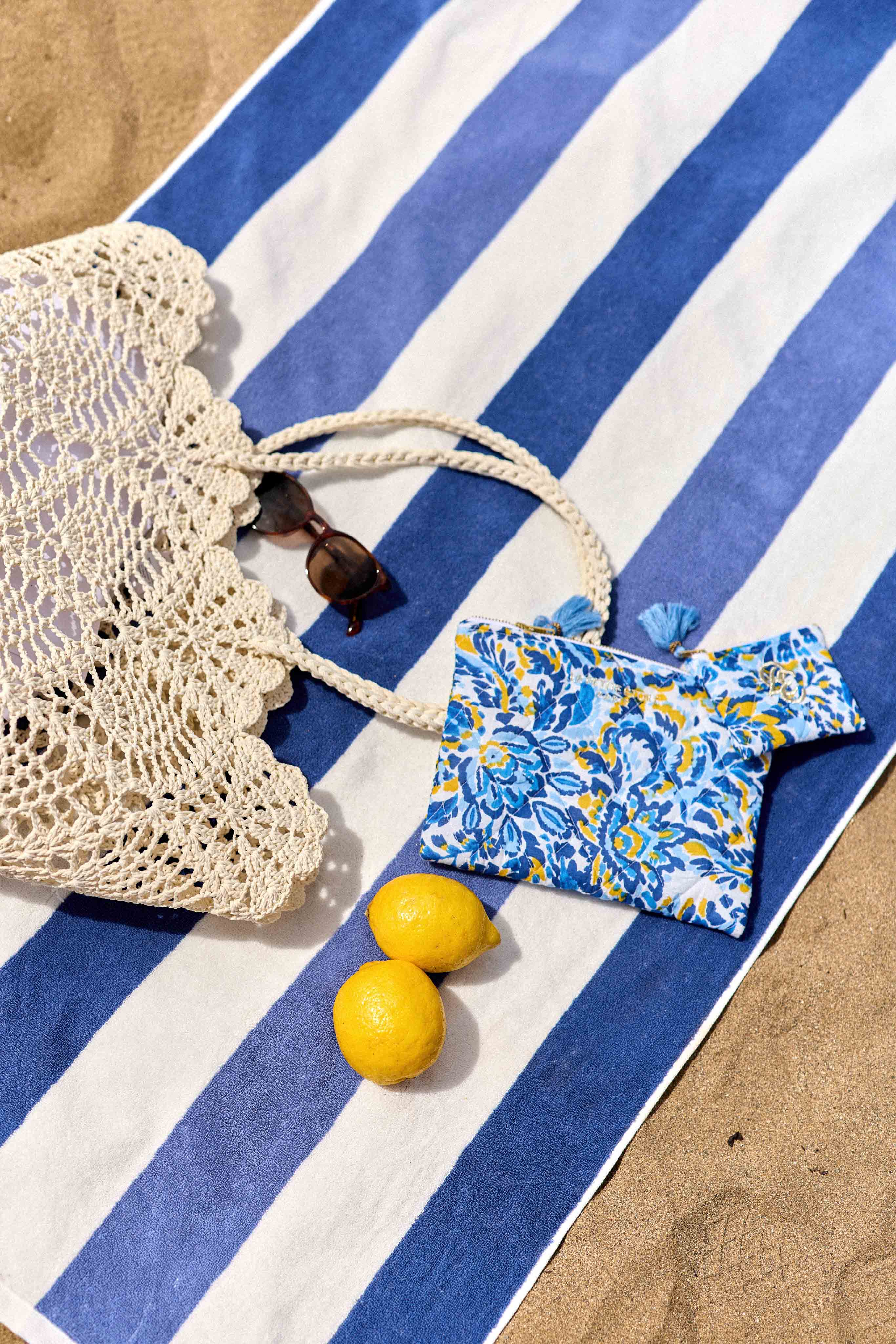 Pochette à motif floral - Adry