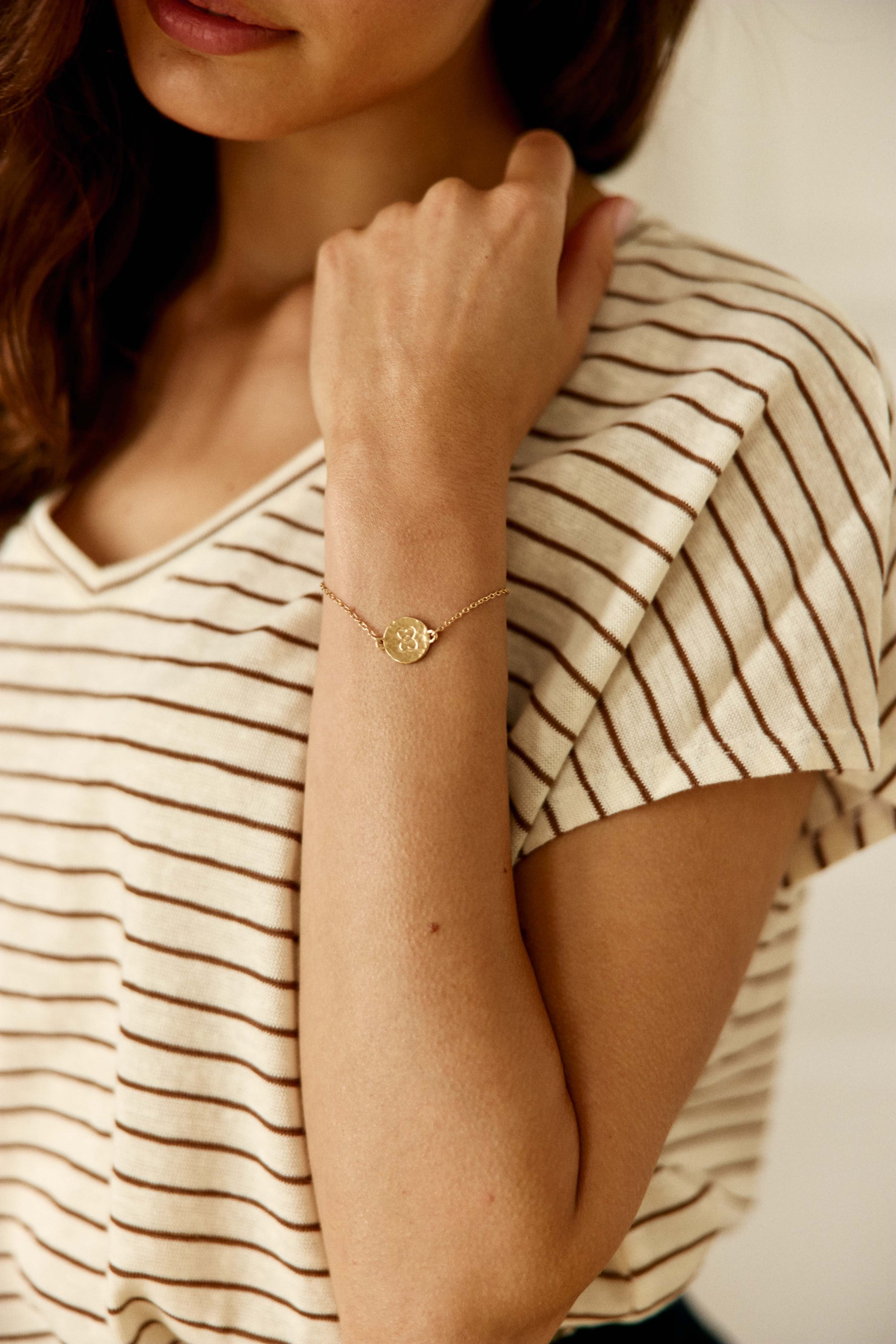 Aime - Bracelet martelé