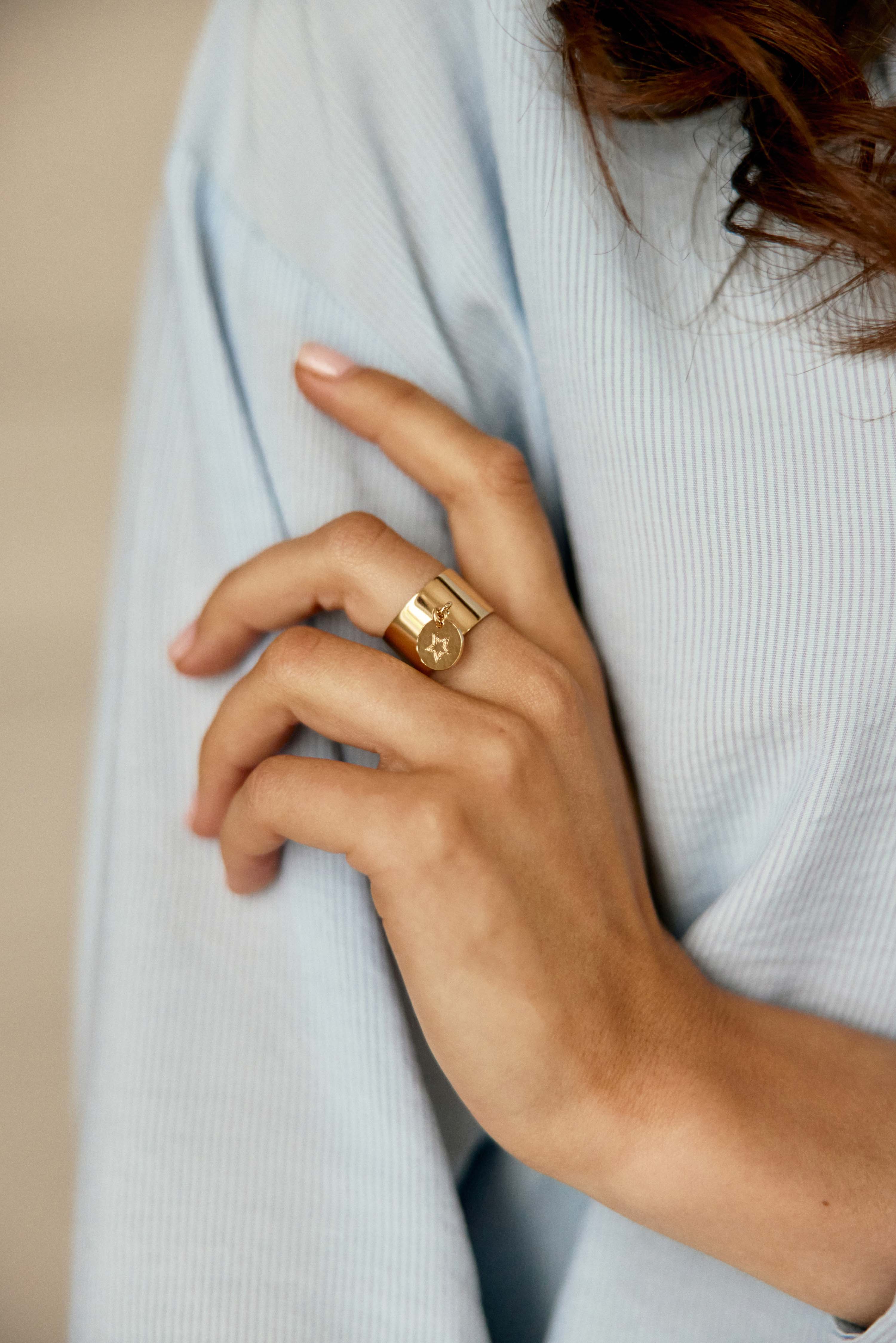 Aimi - Bague martelée