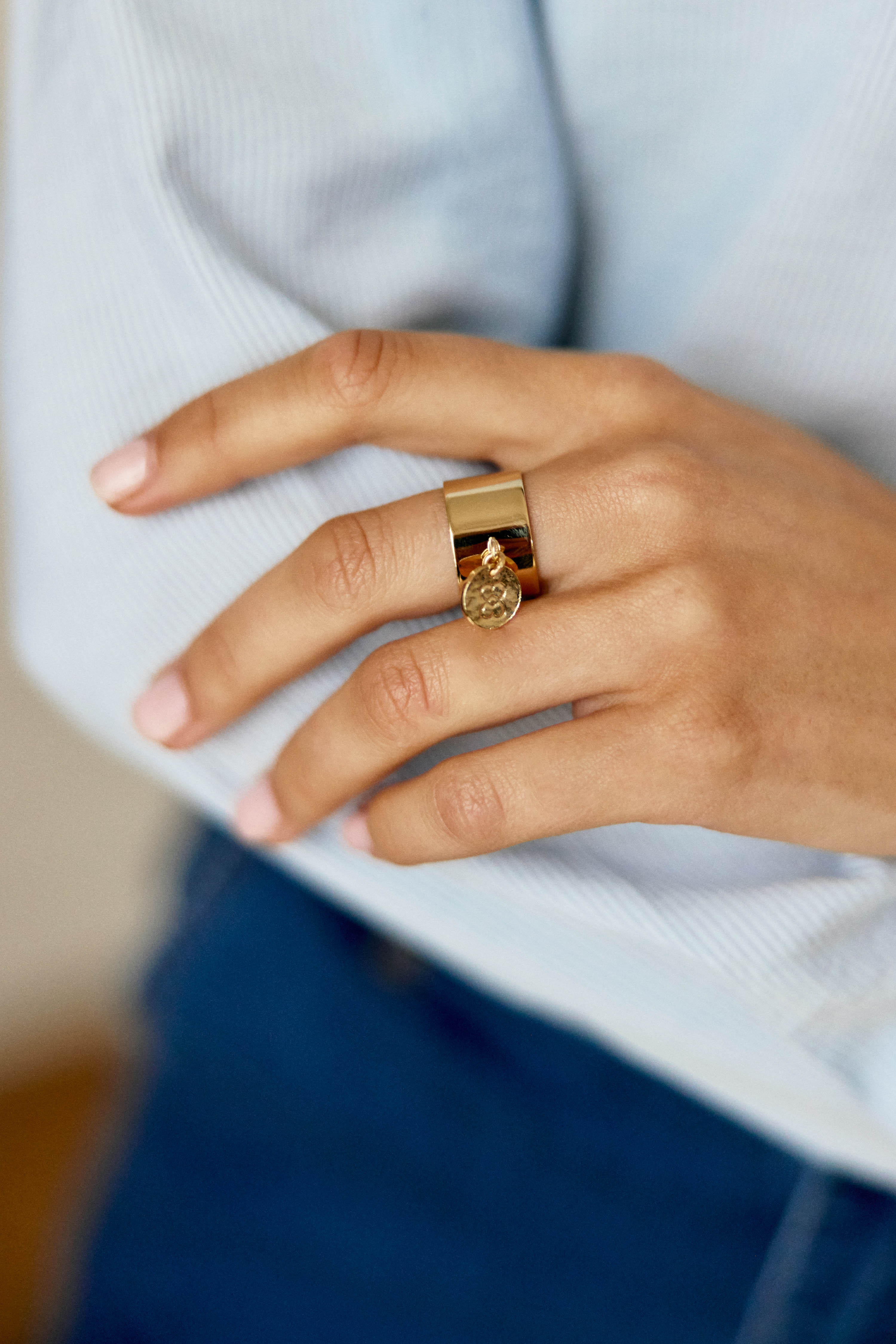 Aimi - Bague martelée
