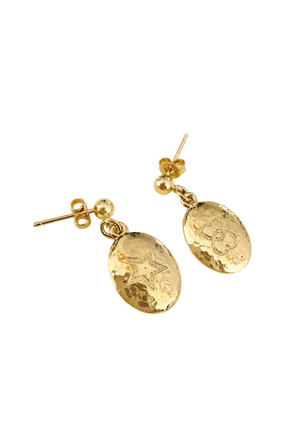 Aimo - Boucles d'oreilles martelées