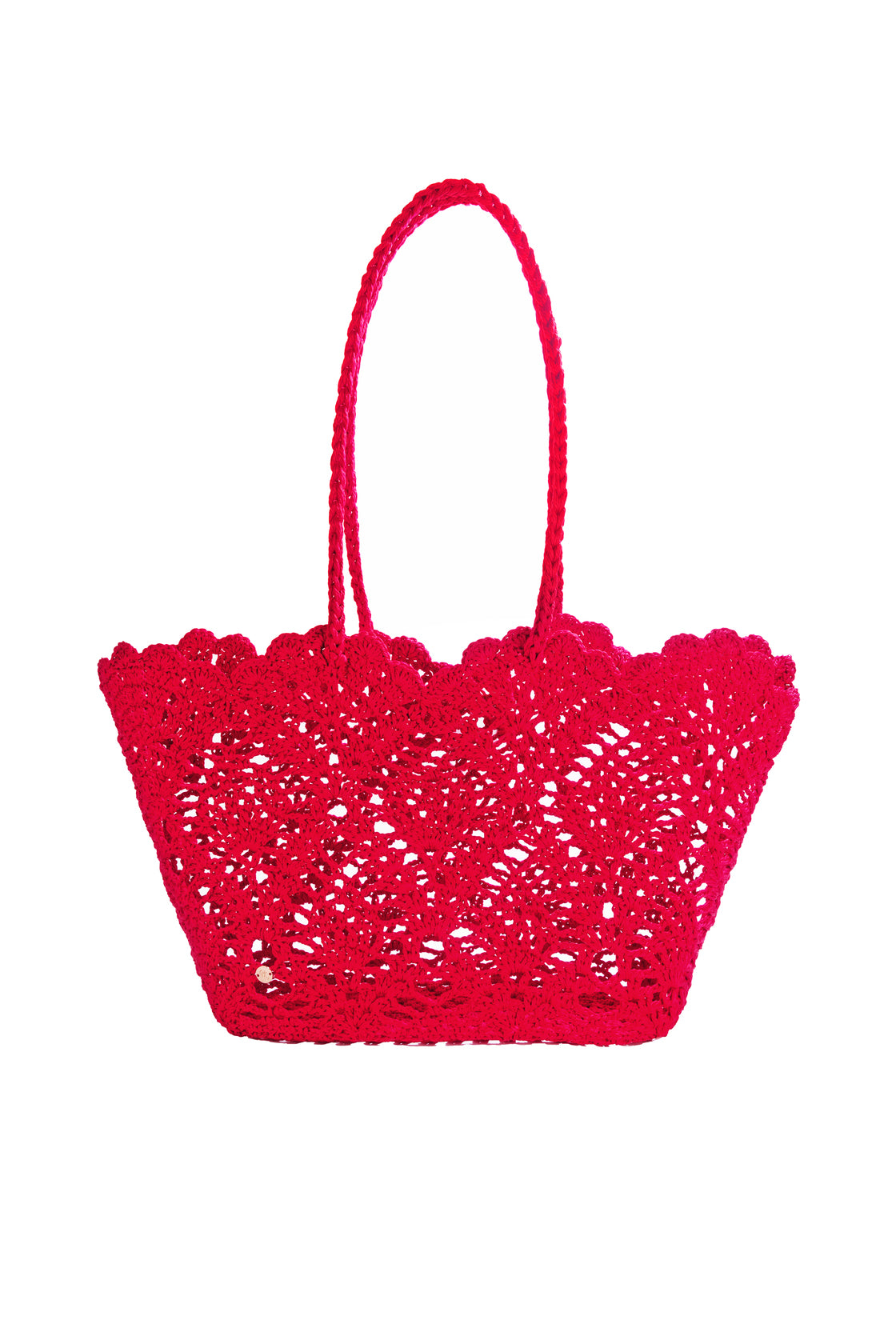 Red braided basket - Alexy 