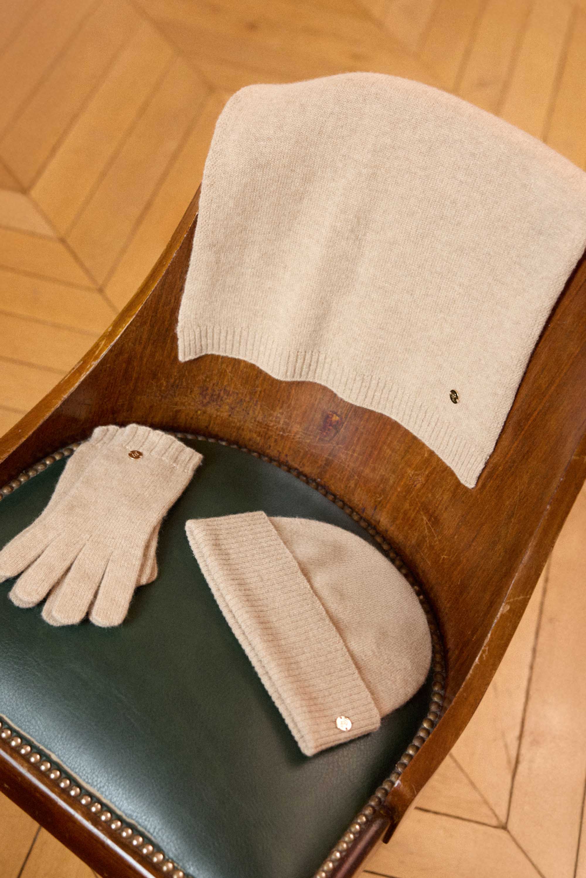 Gants cachemire camel - Alivia