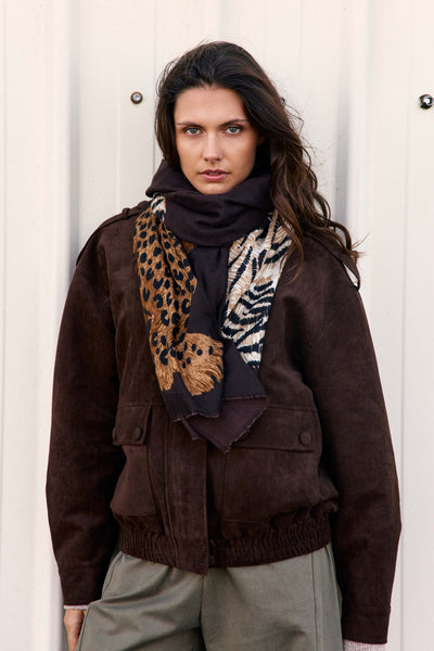 Althea - Foulard léopard