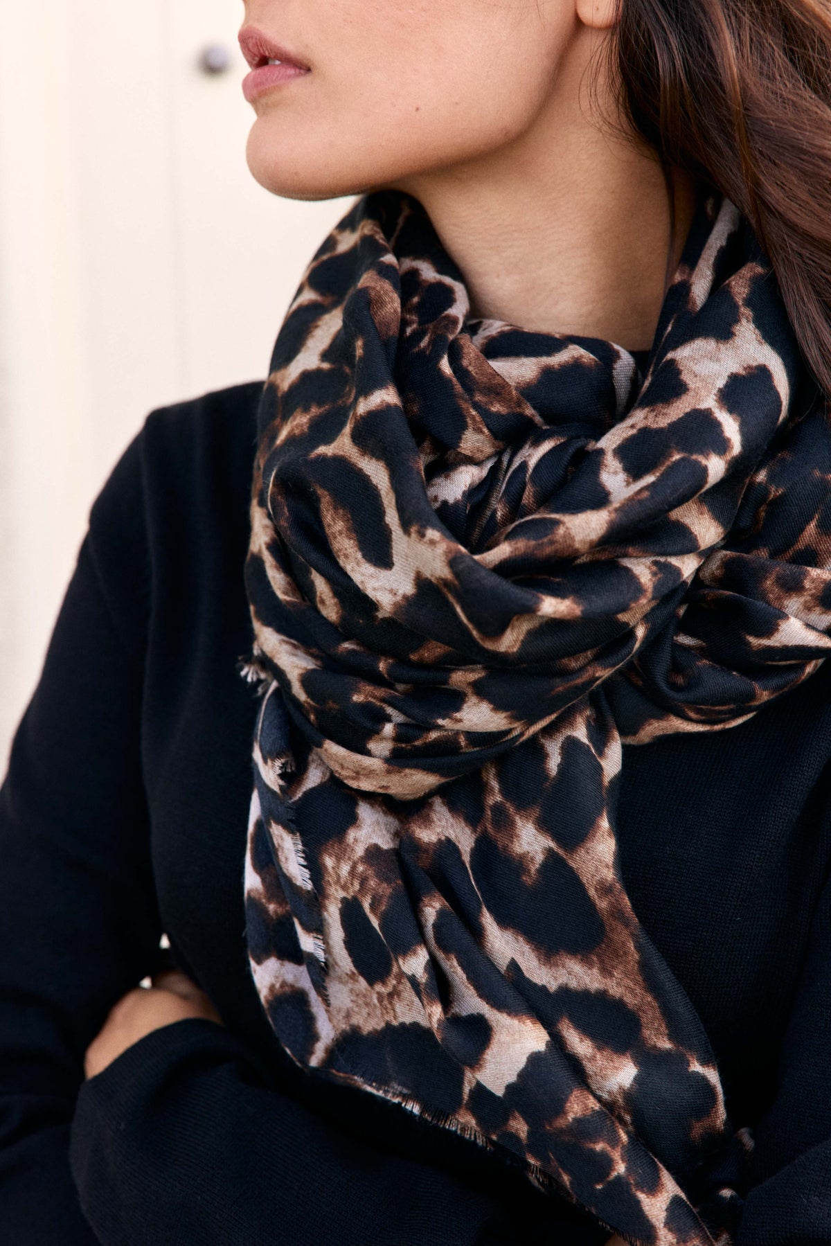 Althea - Foulard léopard
