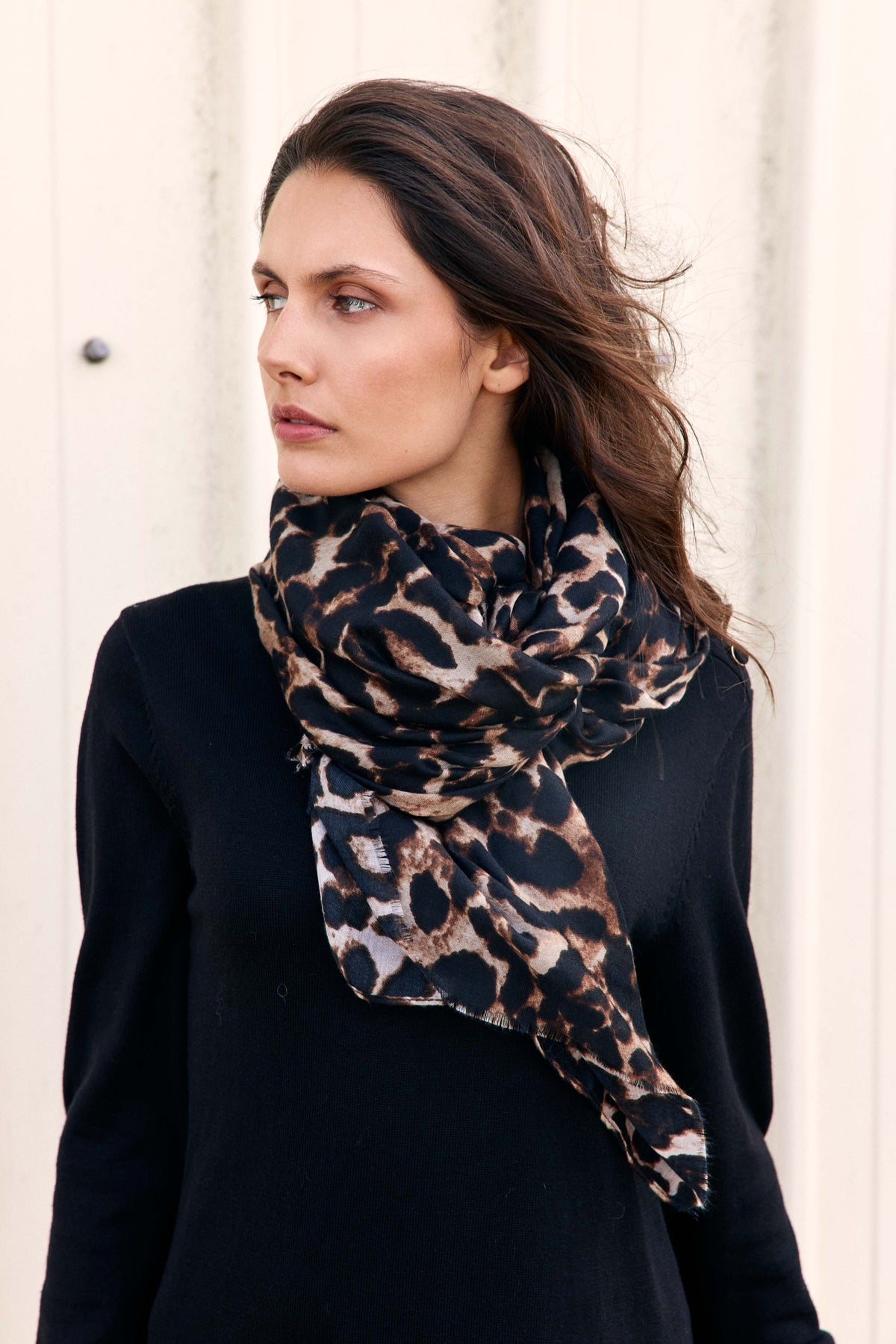 Althea - Foulard léopard