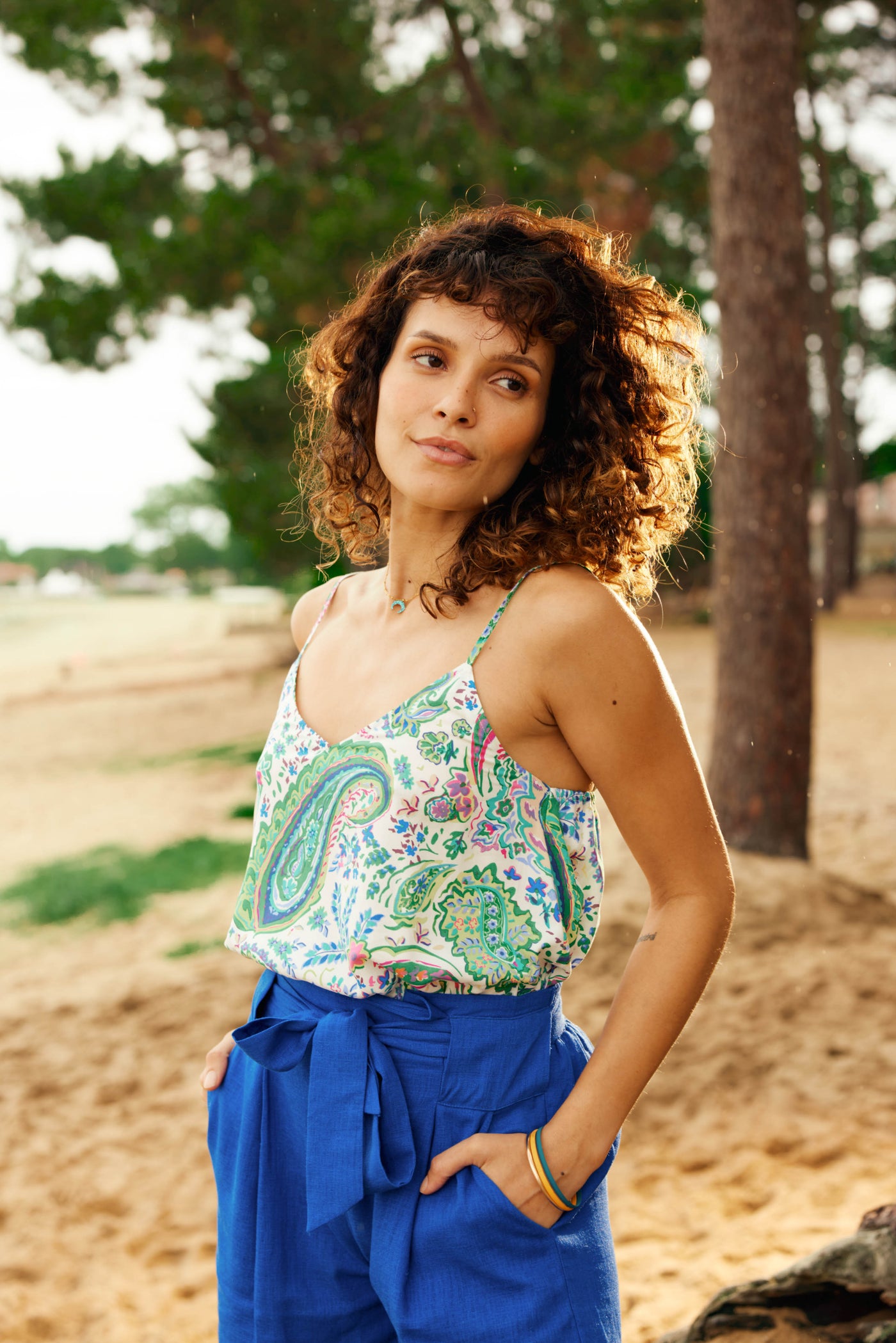 Short Amelya - Bleu