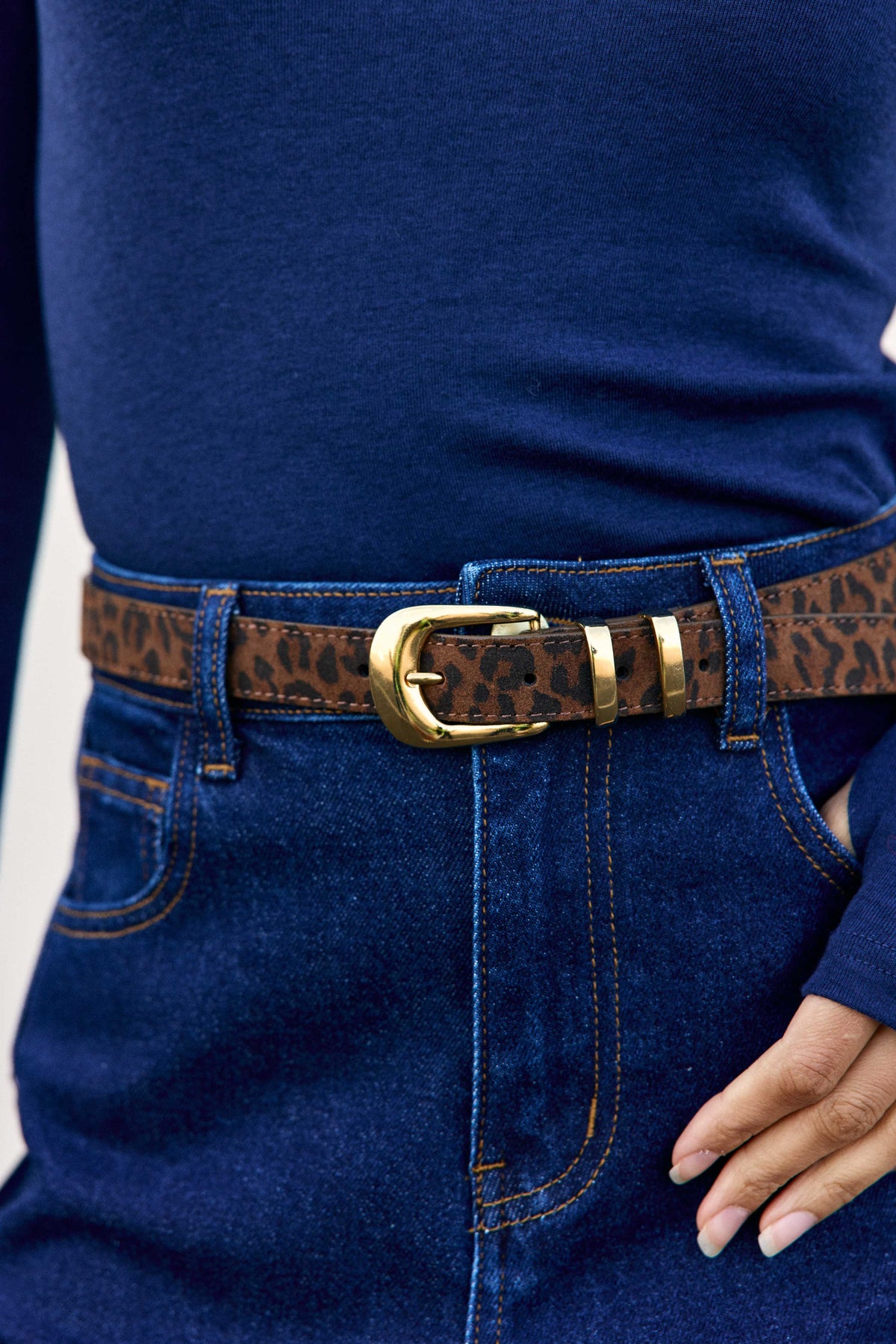 Anai - Ceinture léopard