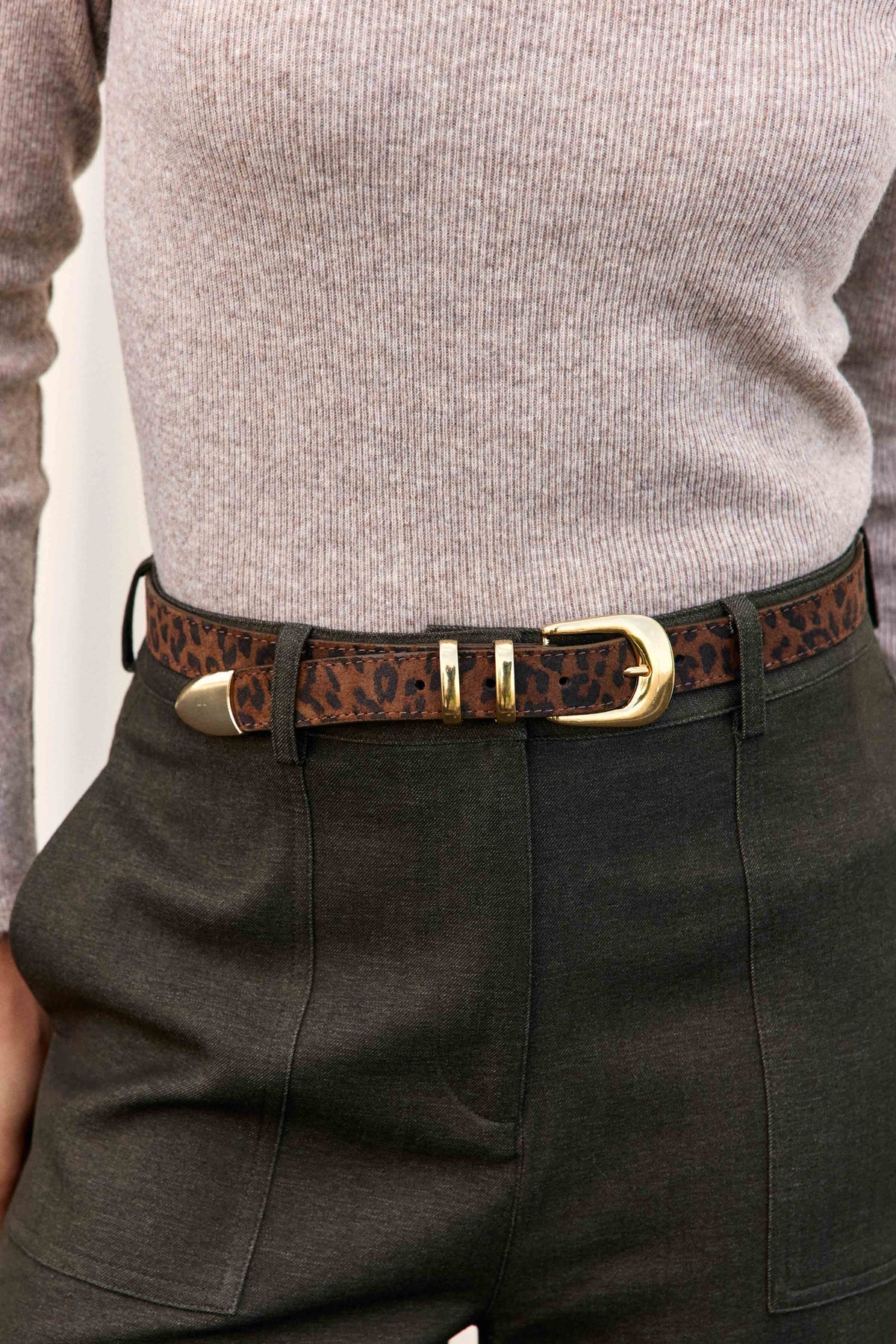 Anai - Ceinture léopard