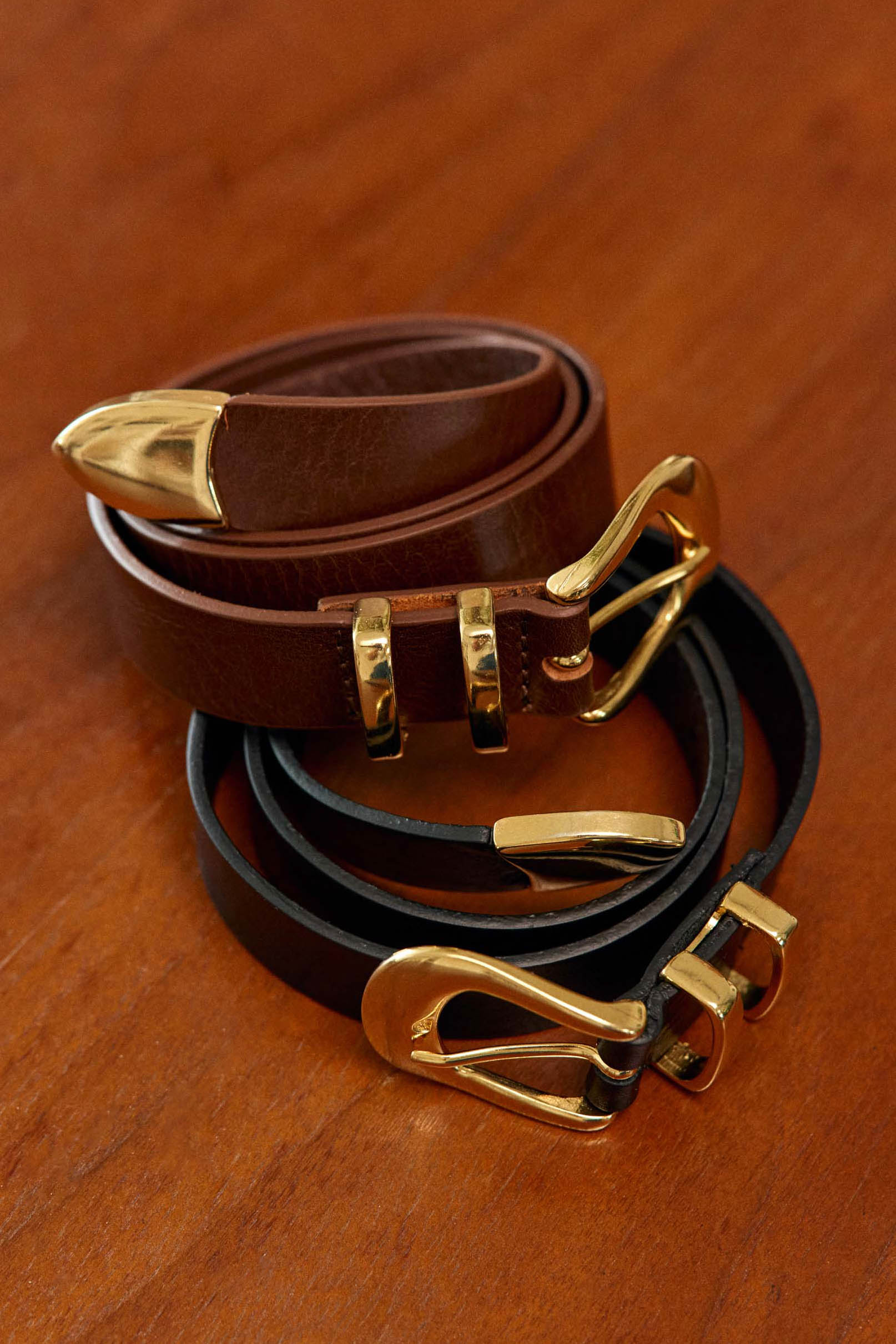 Ceinture cuir Anais - Noir