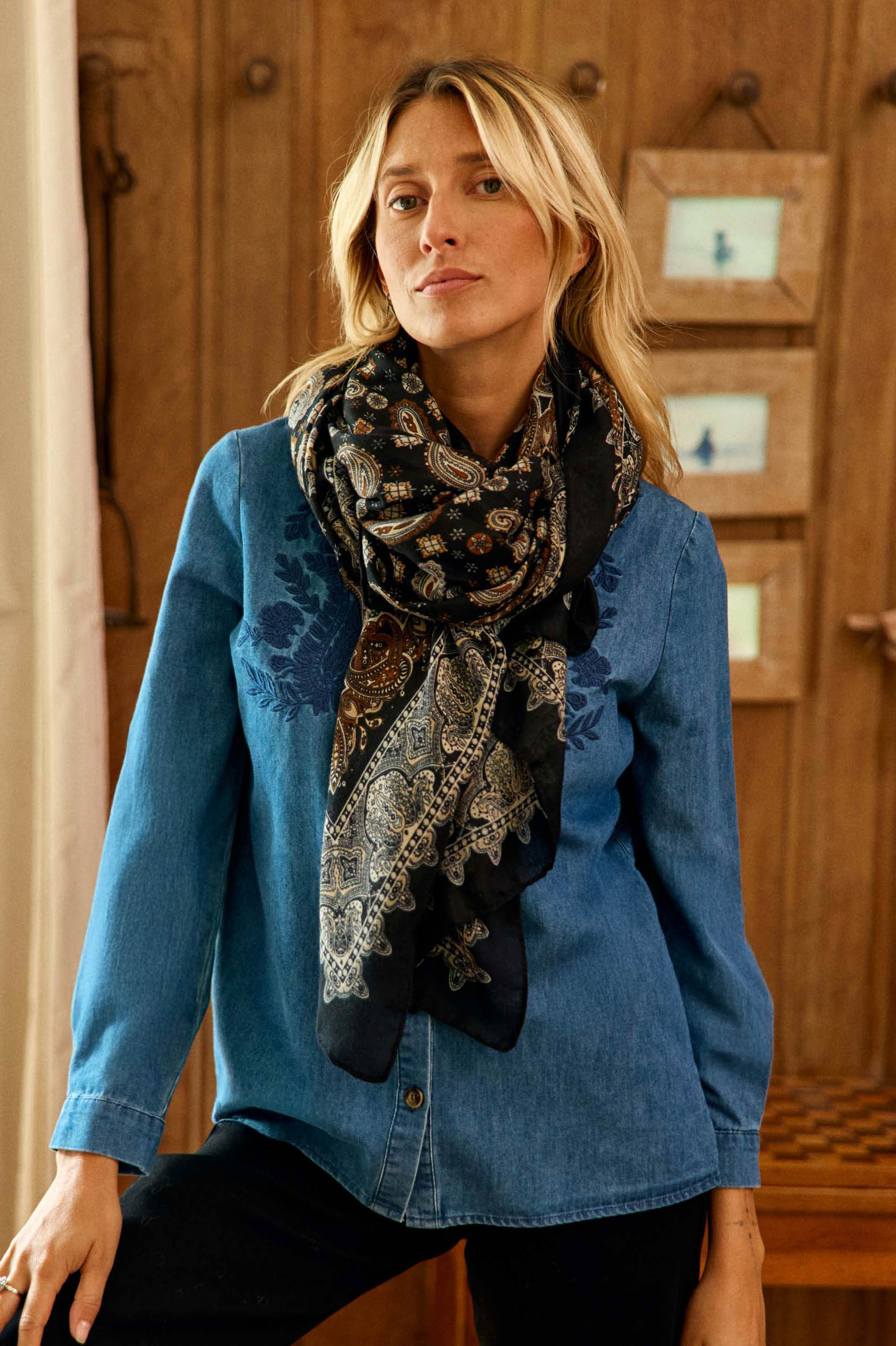 Anouk Scarf - Black