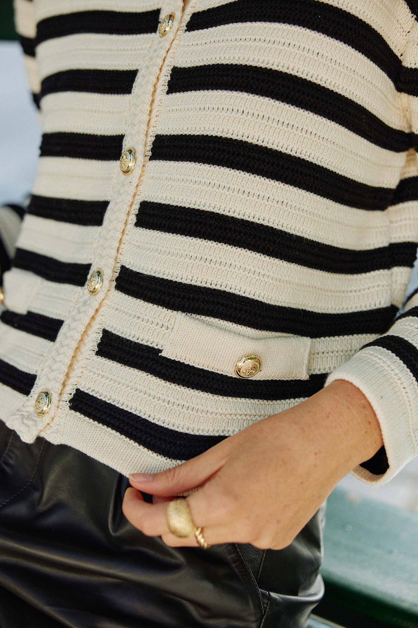 Gilet Anzone - Beige/noir