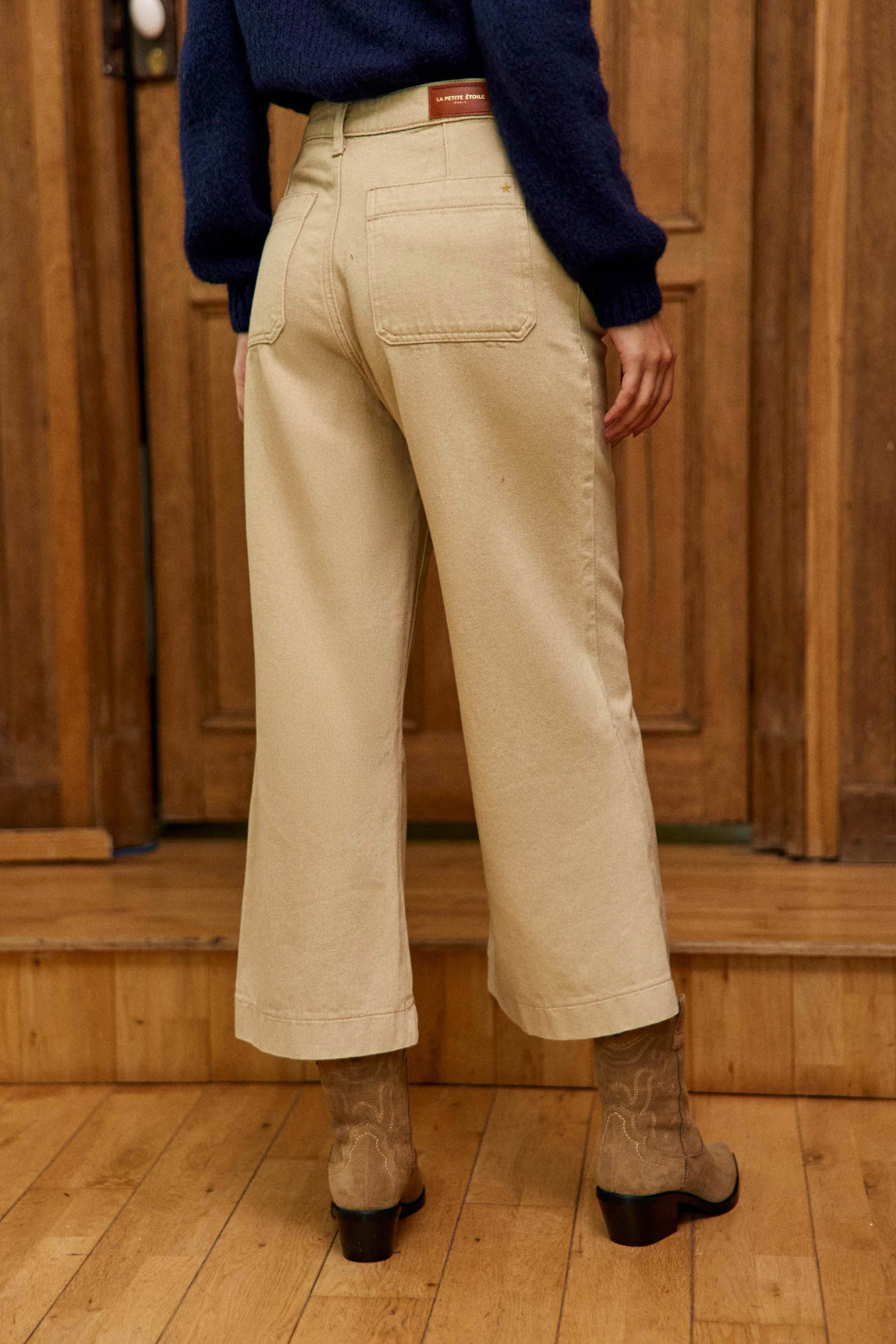 Beige flare jeans - Atlanta