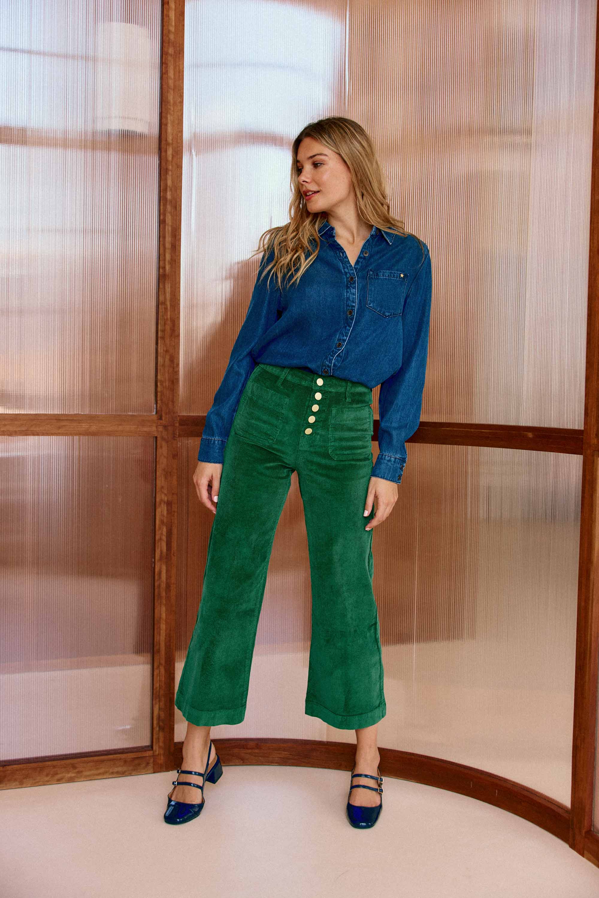Pantalon Atlanta - Vert Anglais