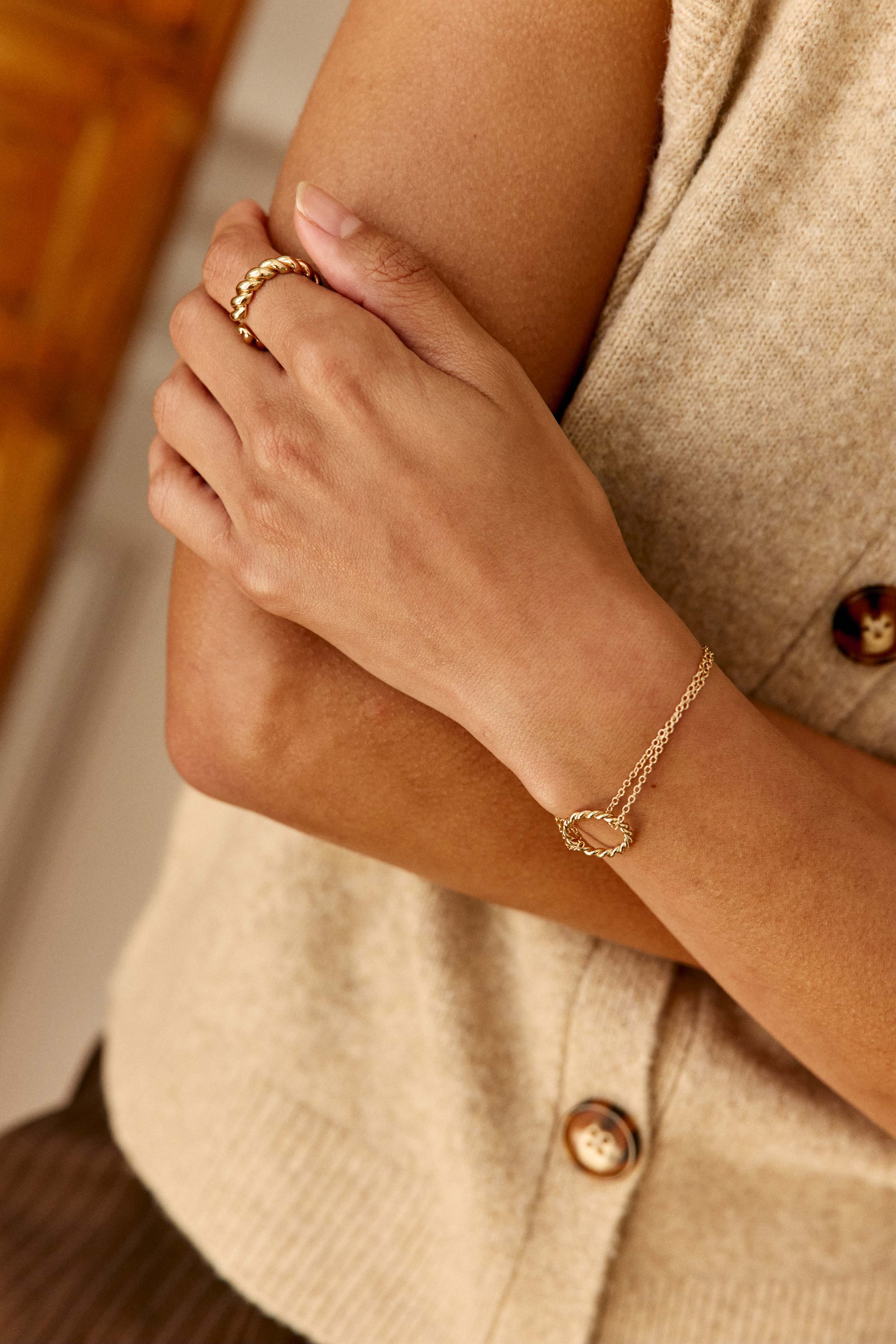 Auriane - Bracelet torsadé