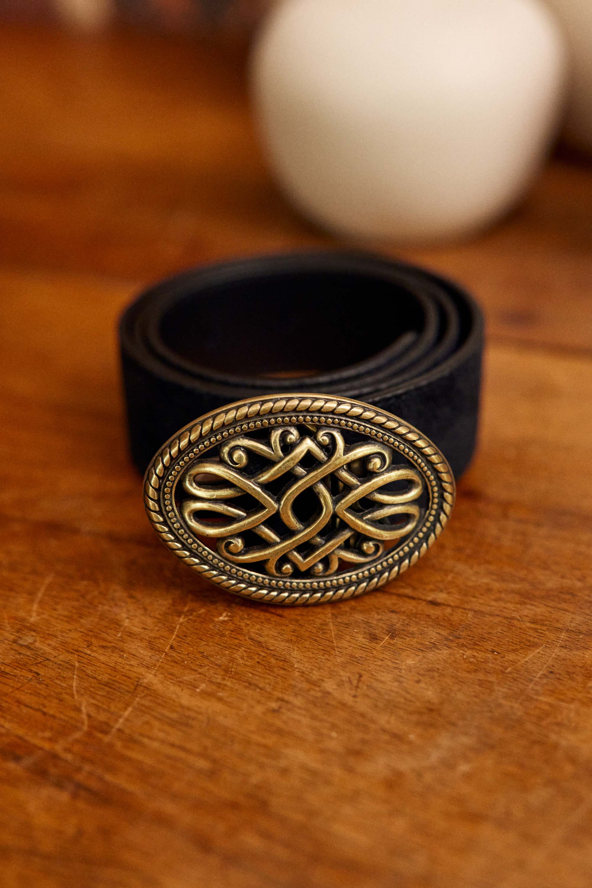 Aurore leather belt - Black
