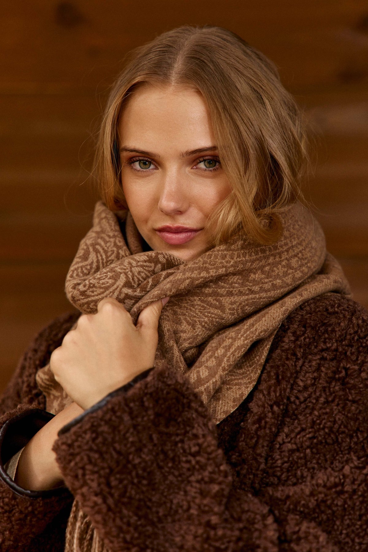 Ayla - Gemusterter Schal
