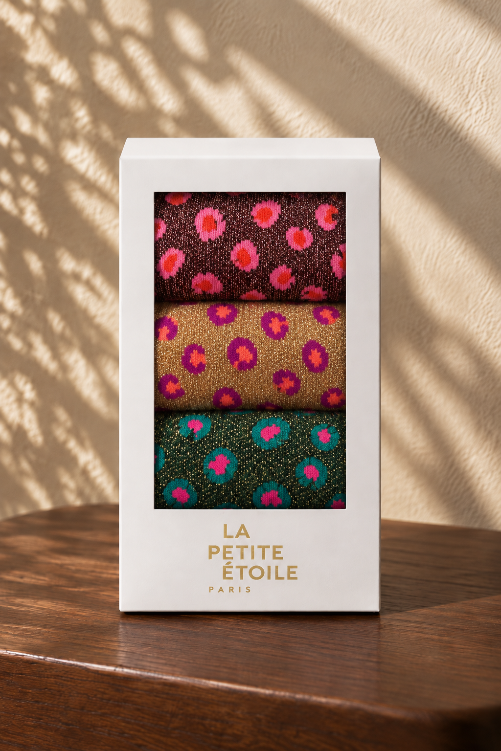 Adamo - Lot de chaussettes léopard