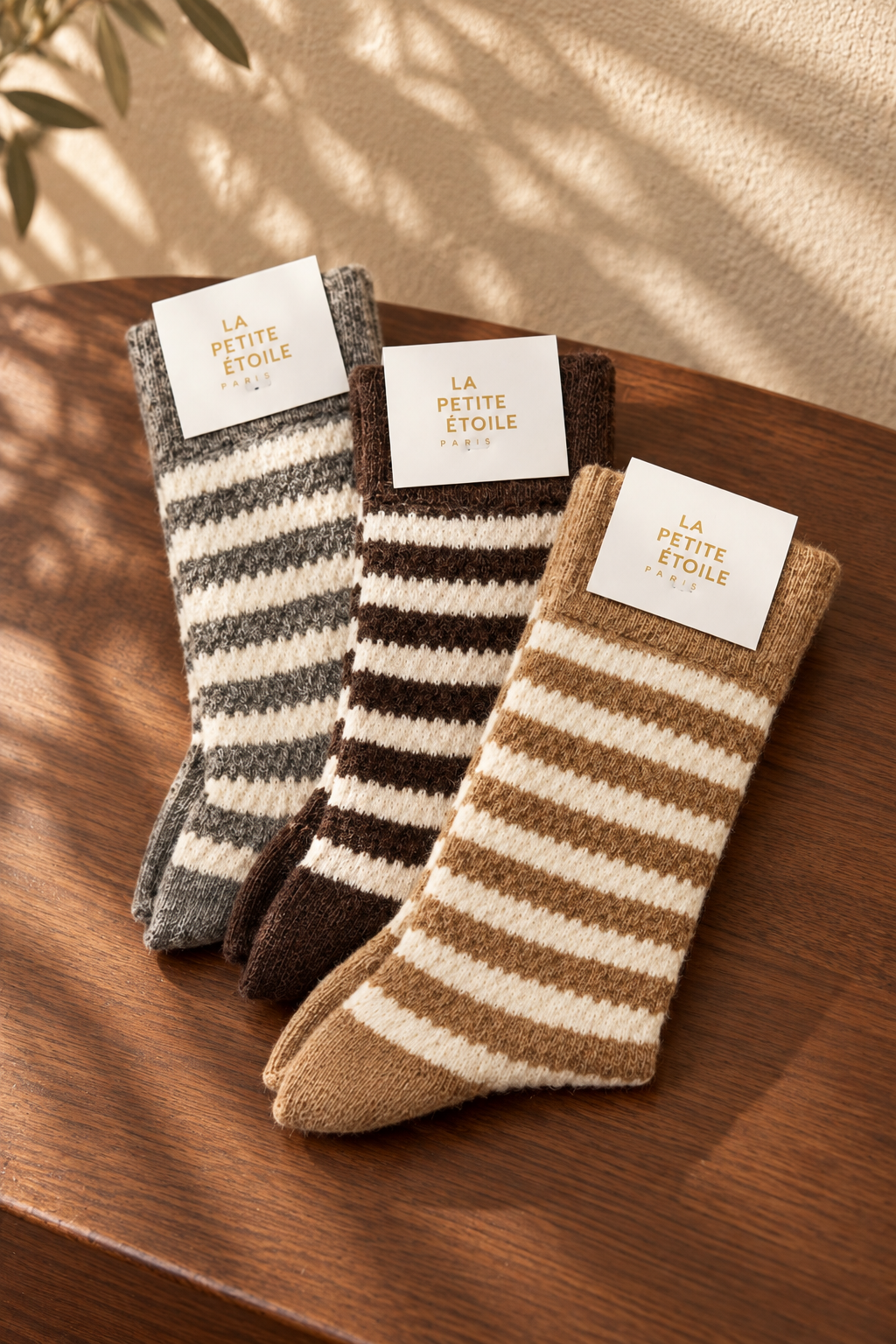 Adamy – Pack gestreifte Socken
