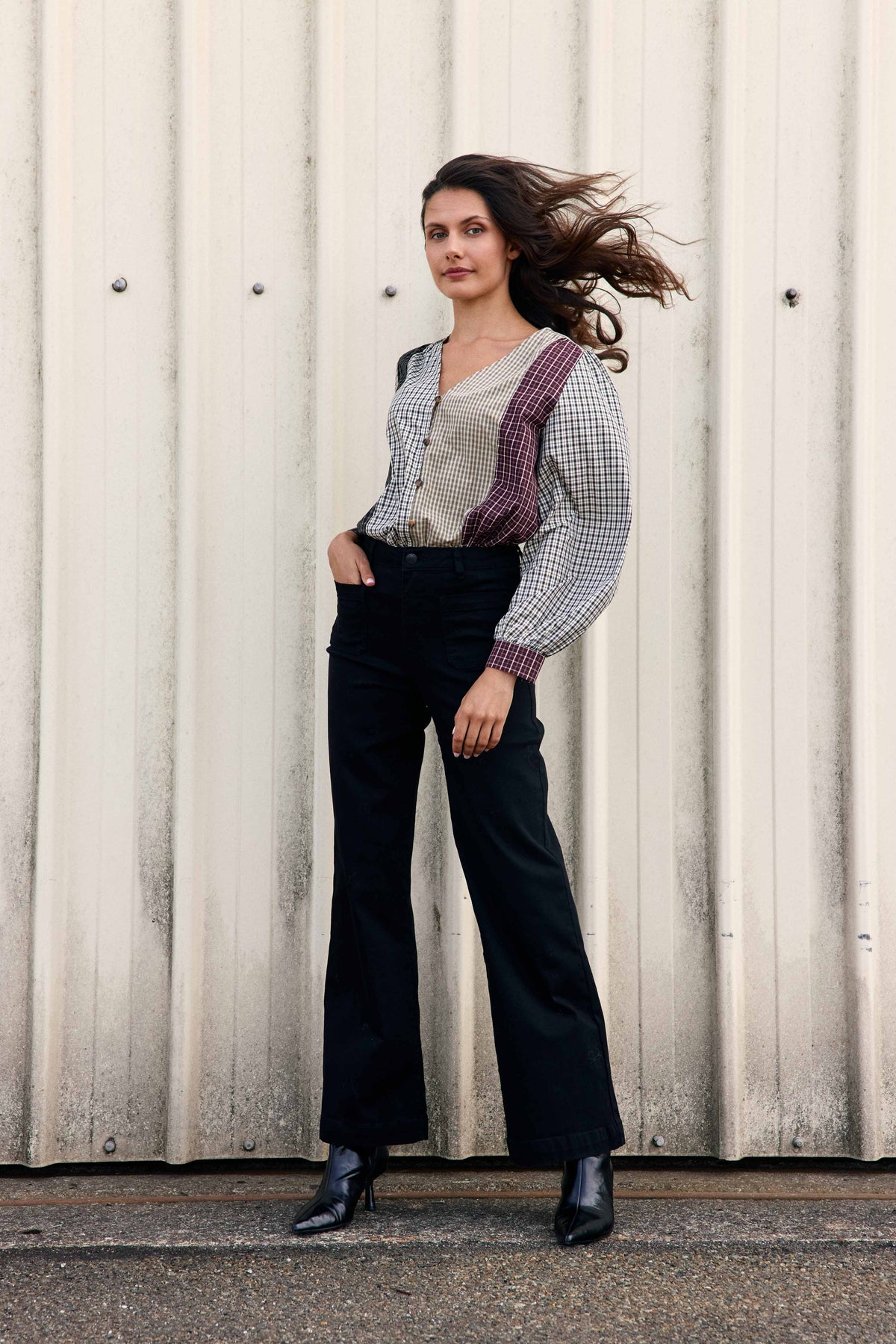 Baila - Blouse patchwork