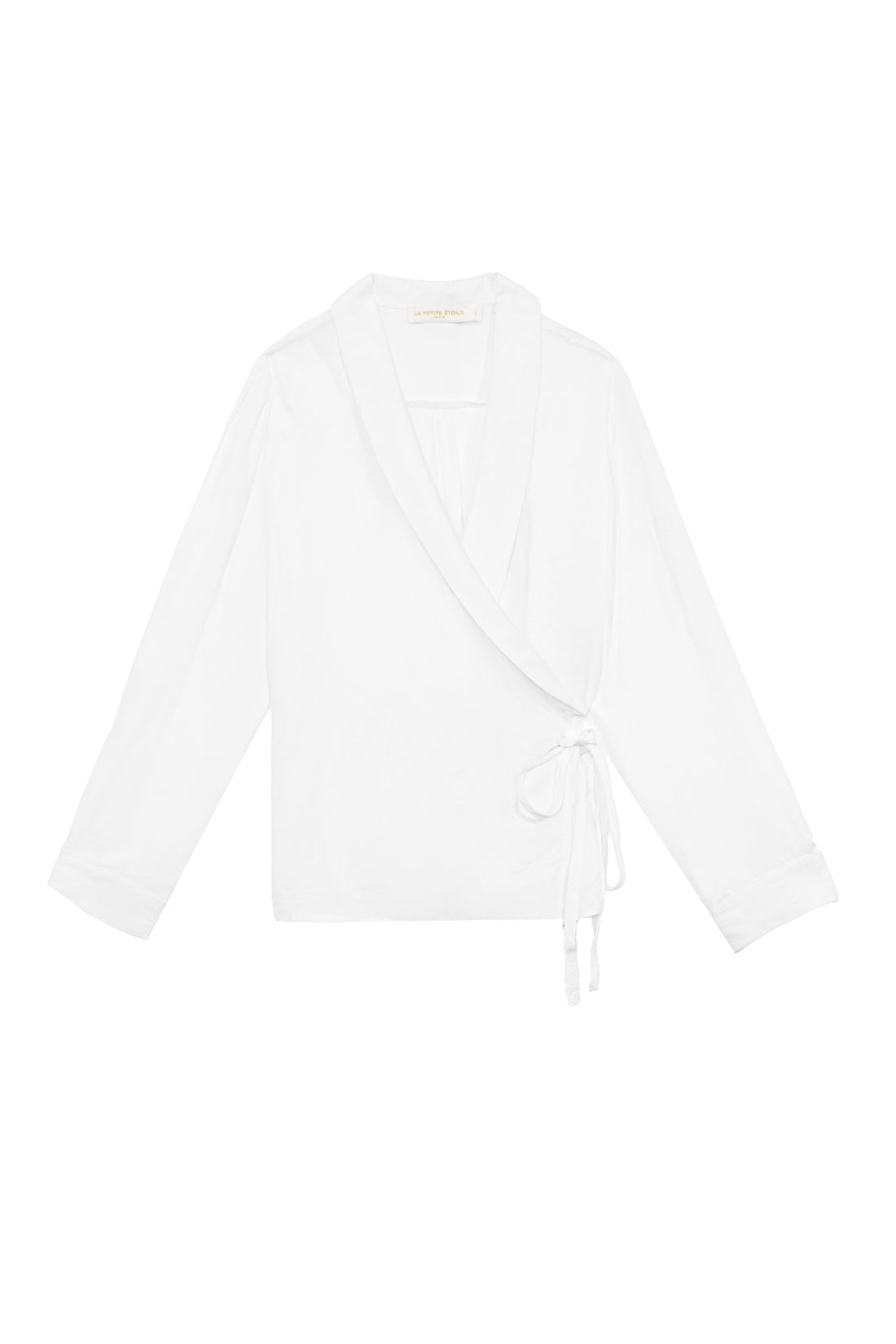 White wrap blouse - Bea