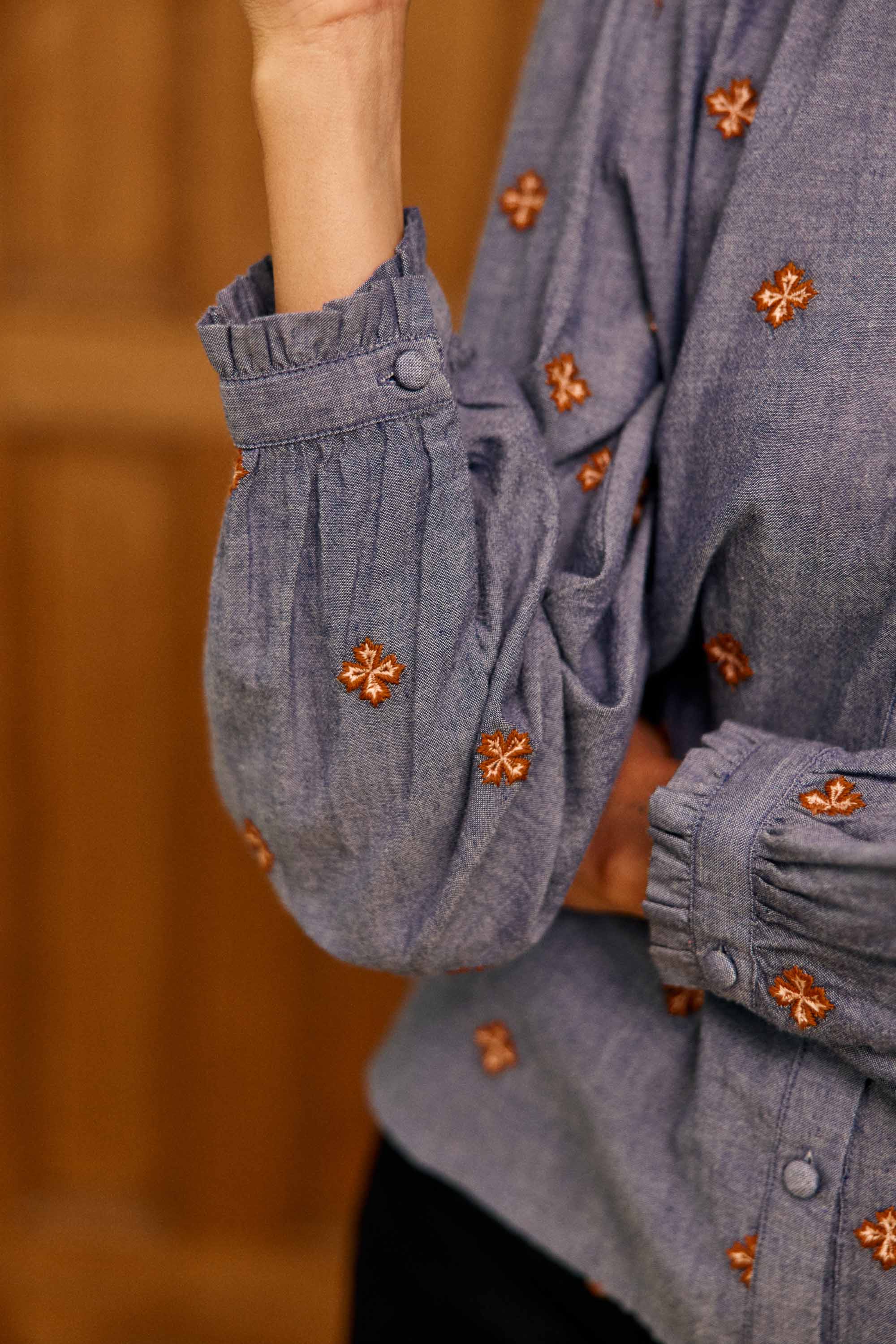 Belen Blouse - Chambray