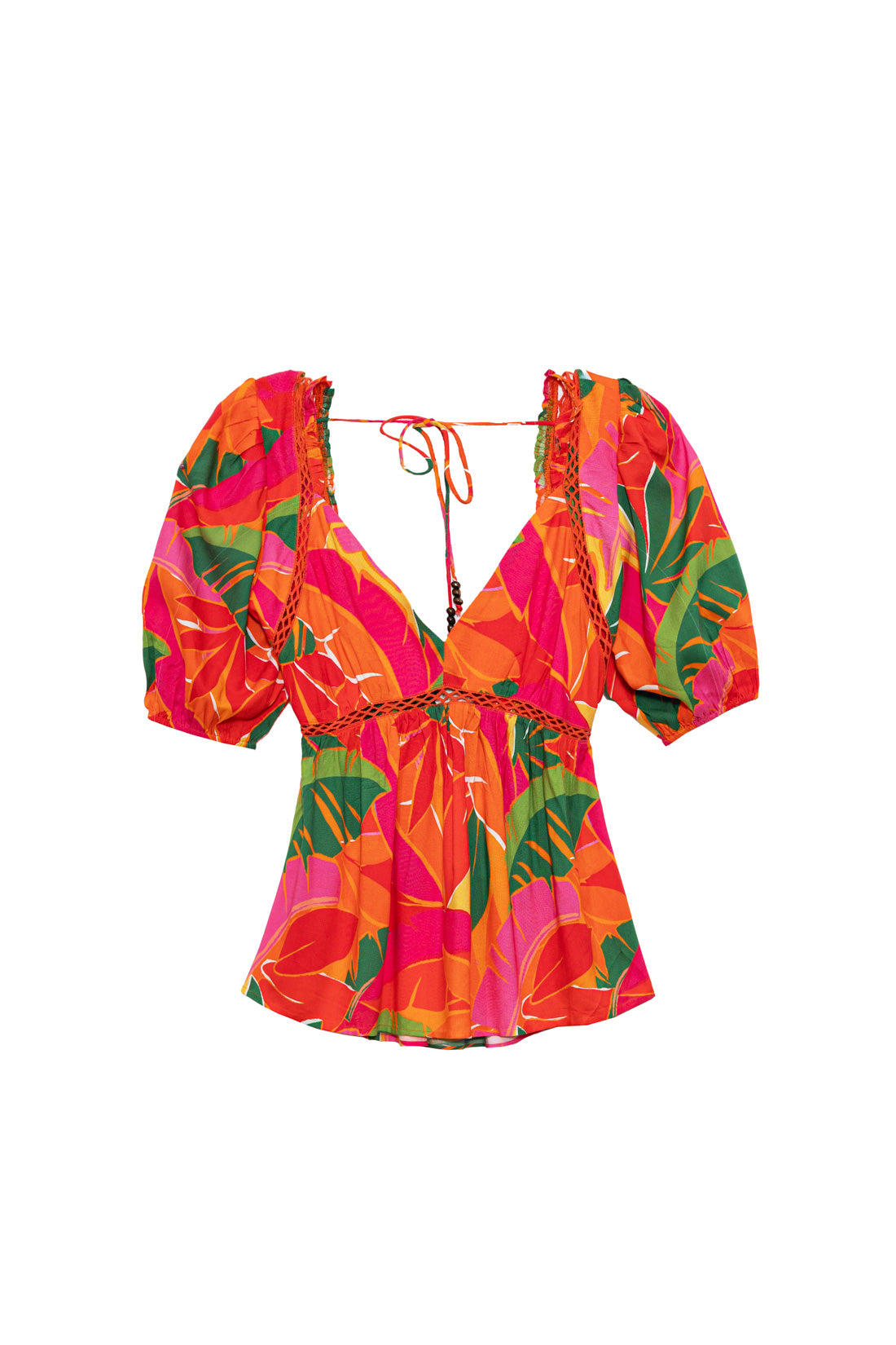 Tropical pattern blouse - Bellona
