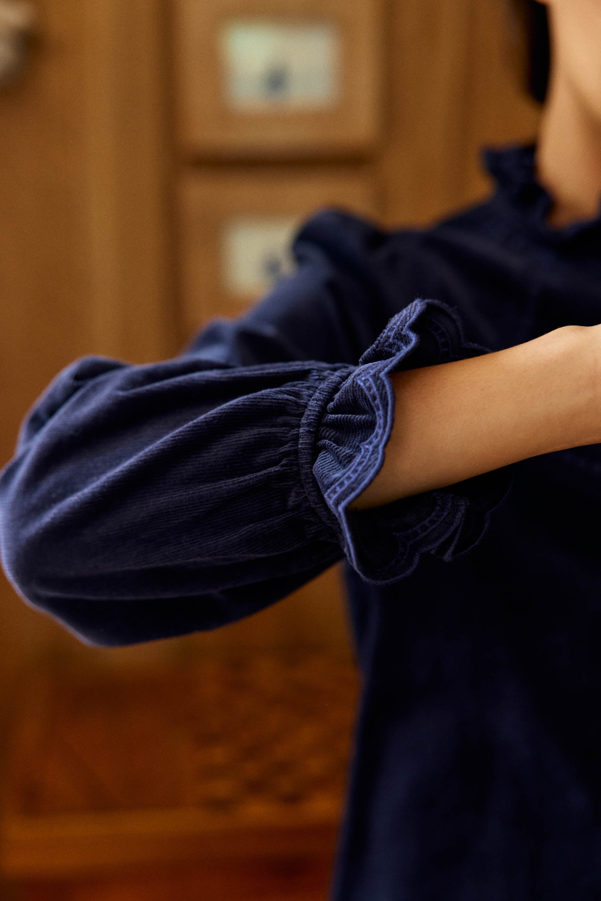Beriza Blouse - Navy