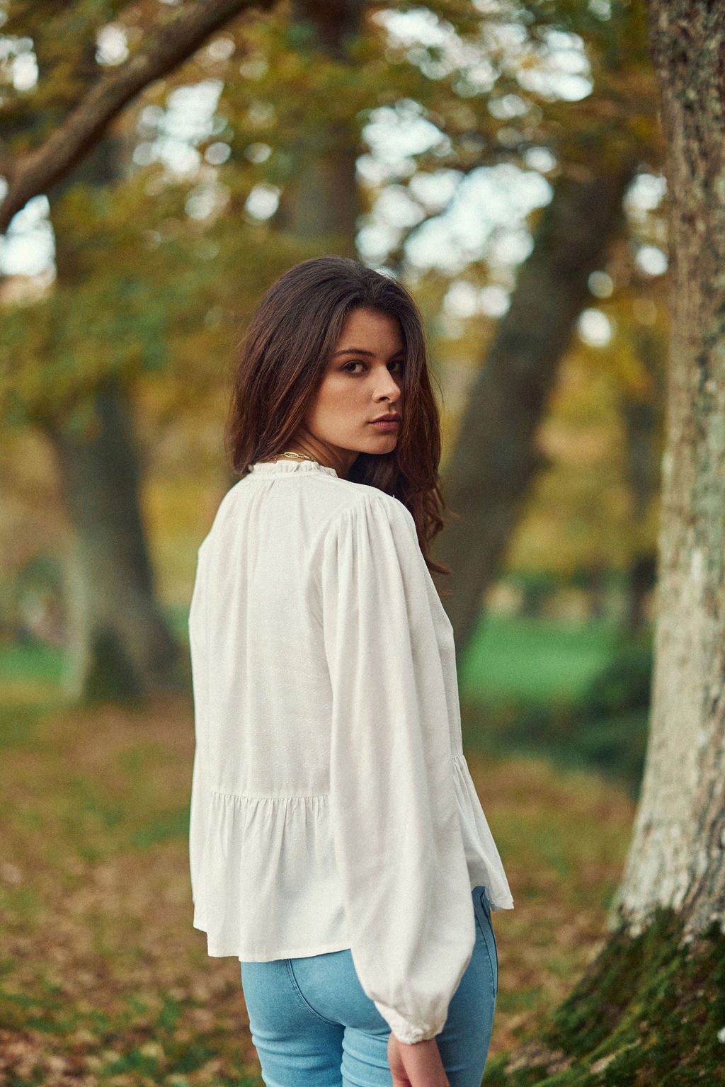 Blouse blanche en viscose - Beth