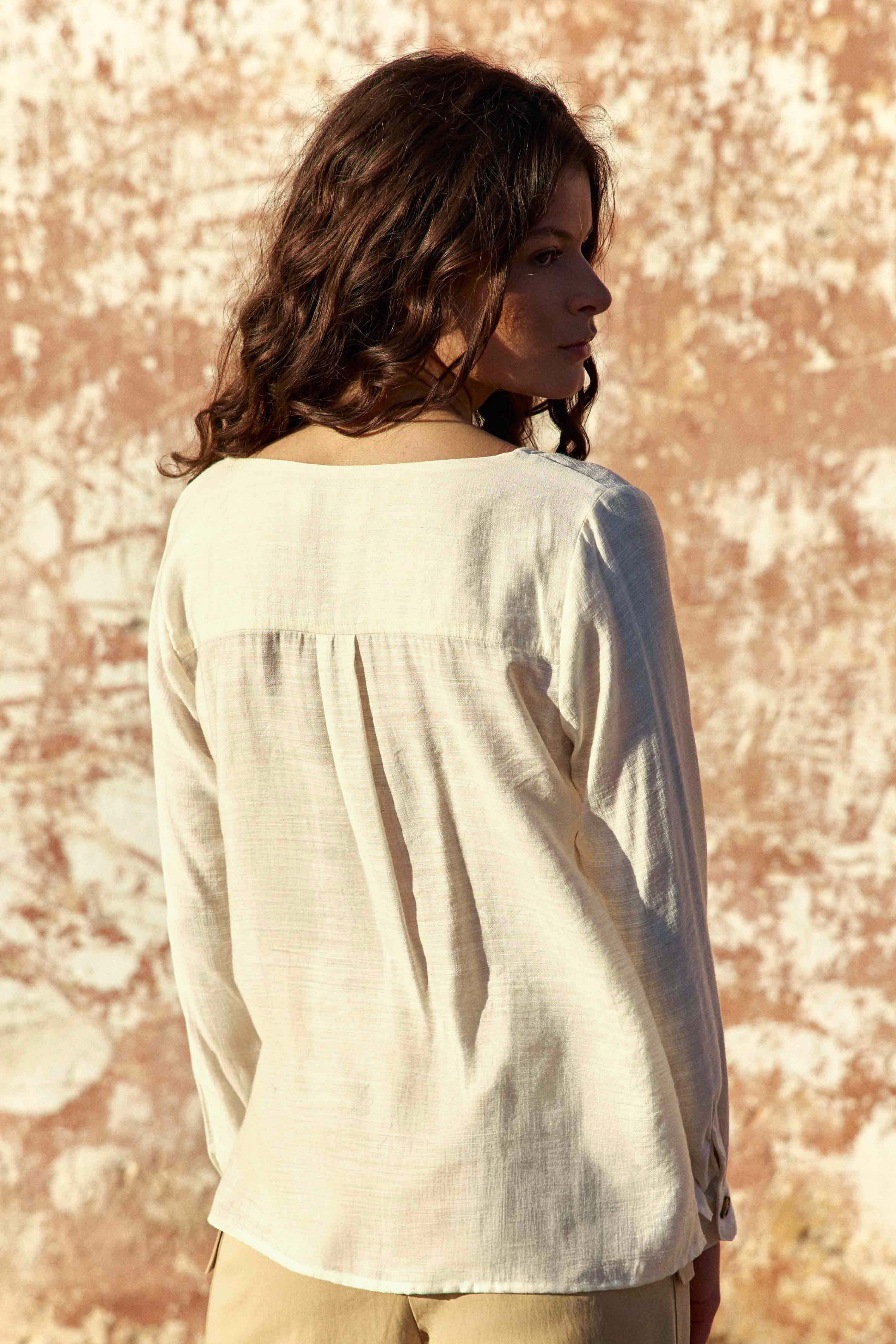 Blouse Bevin - Naturel