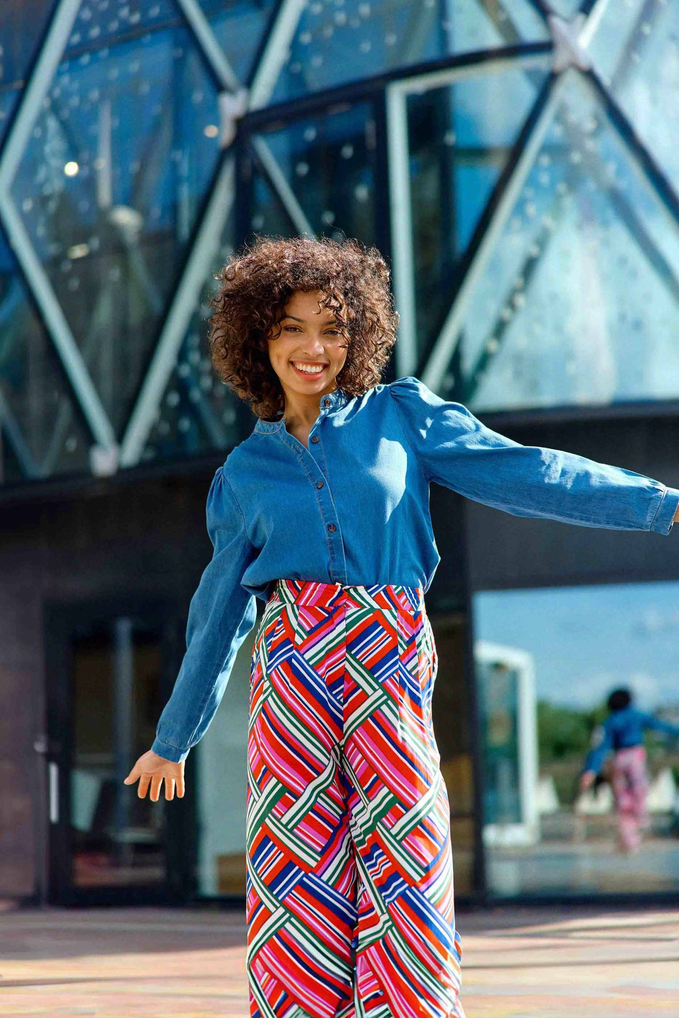 Blouse en denim wash - Billie