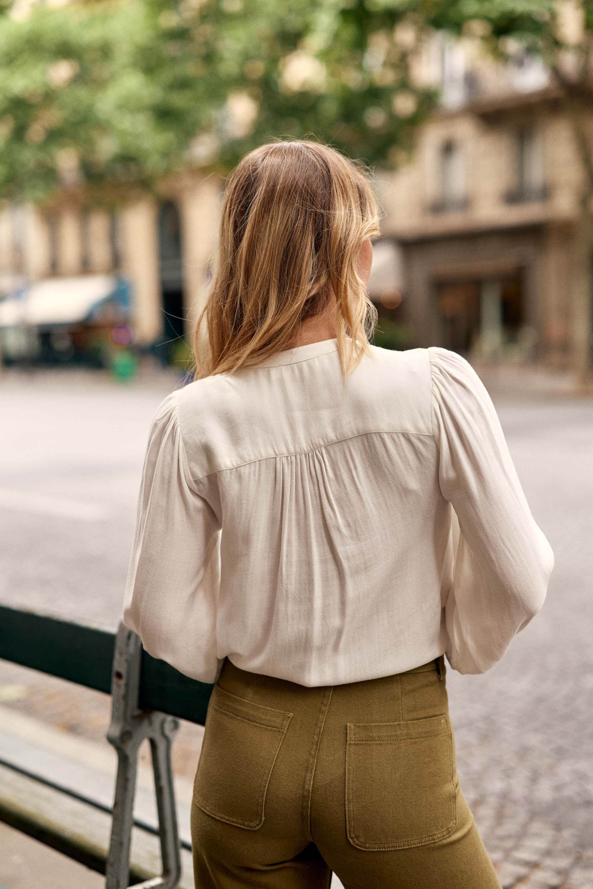 Blouse Birdy - Ecru