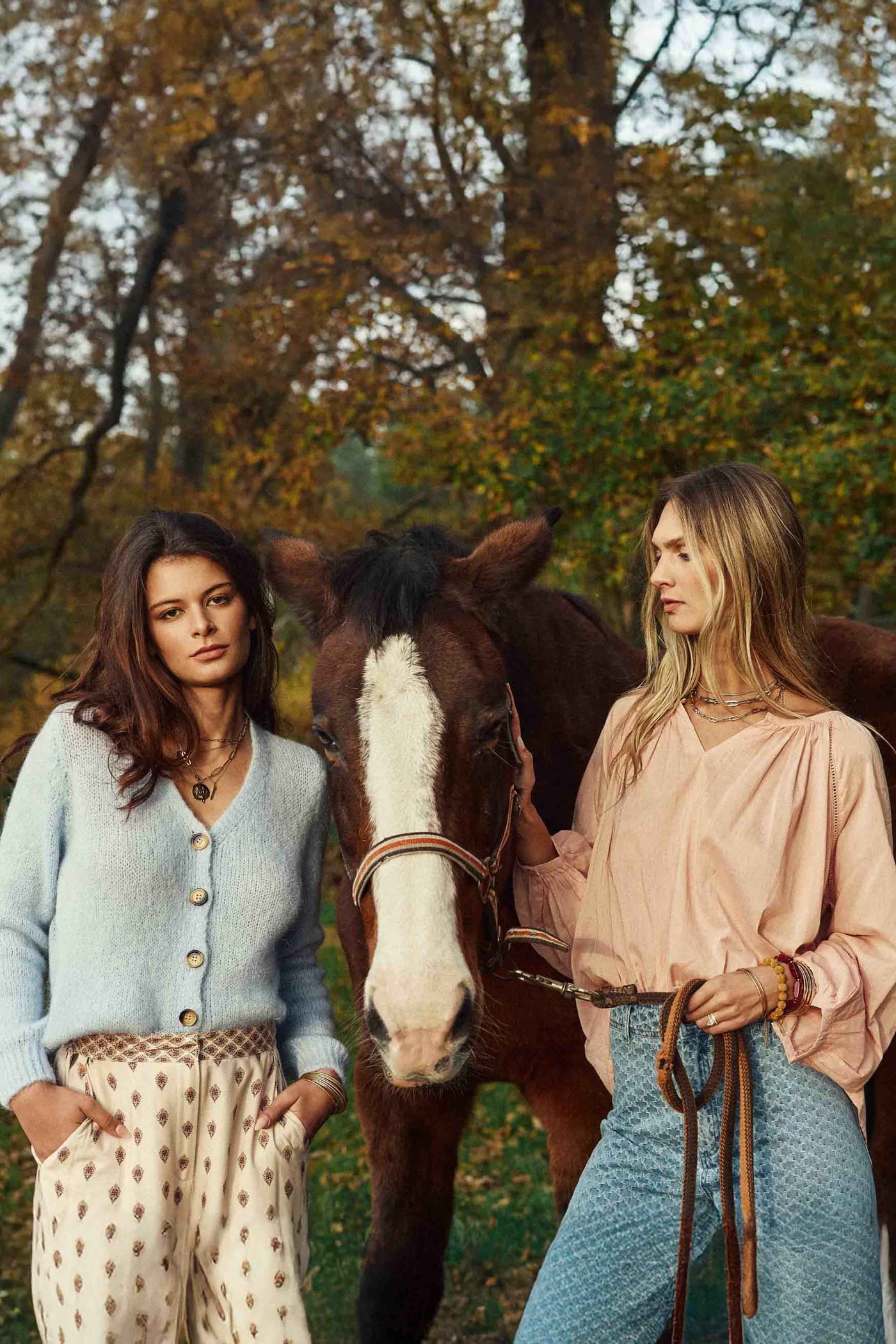 Blouse ample rose poudrée - Blazie