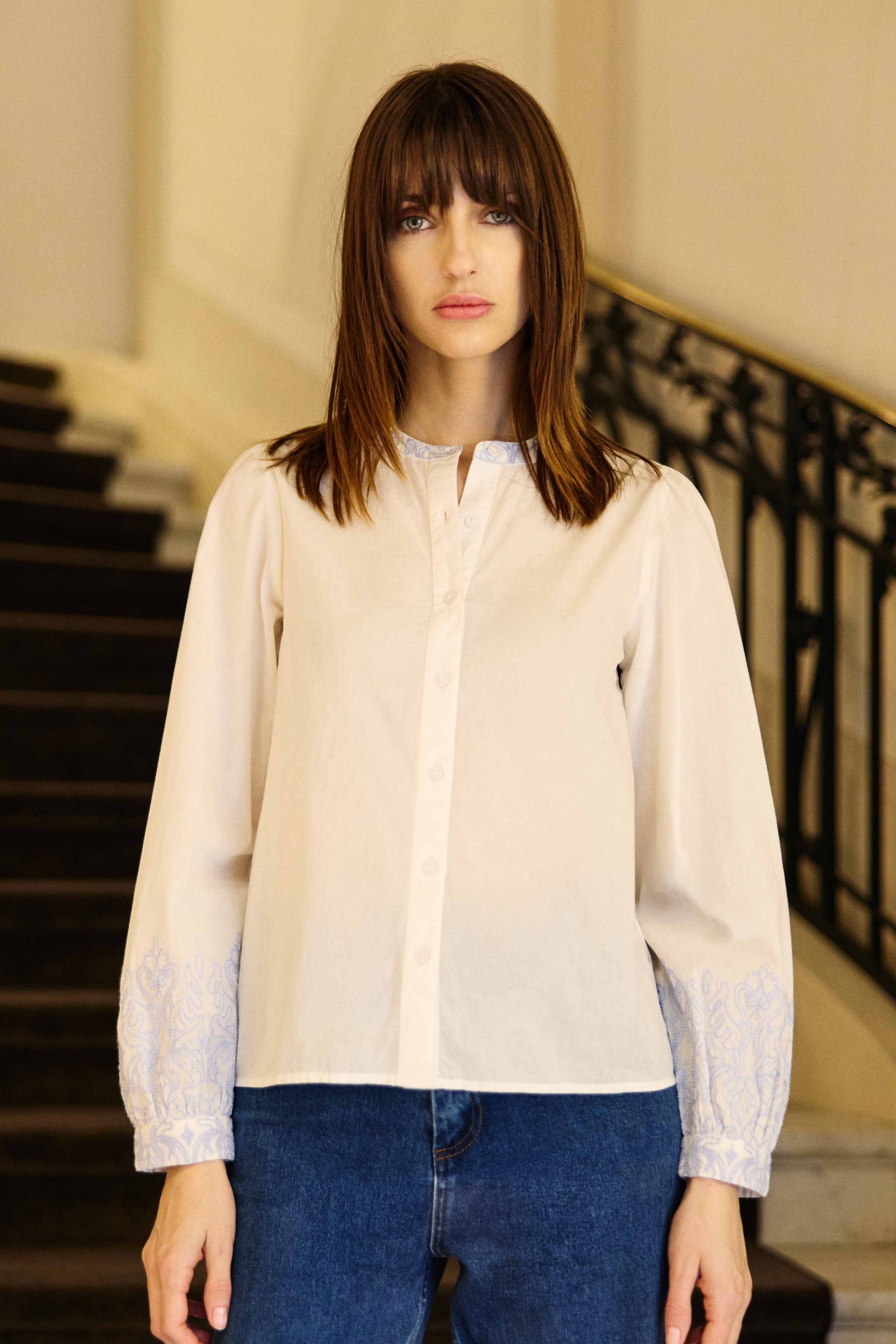 Bloy - Embroidered Blouse