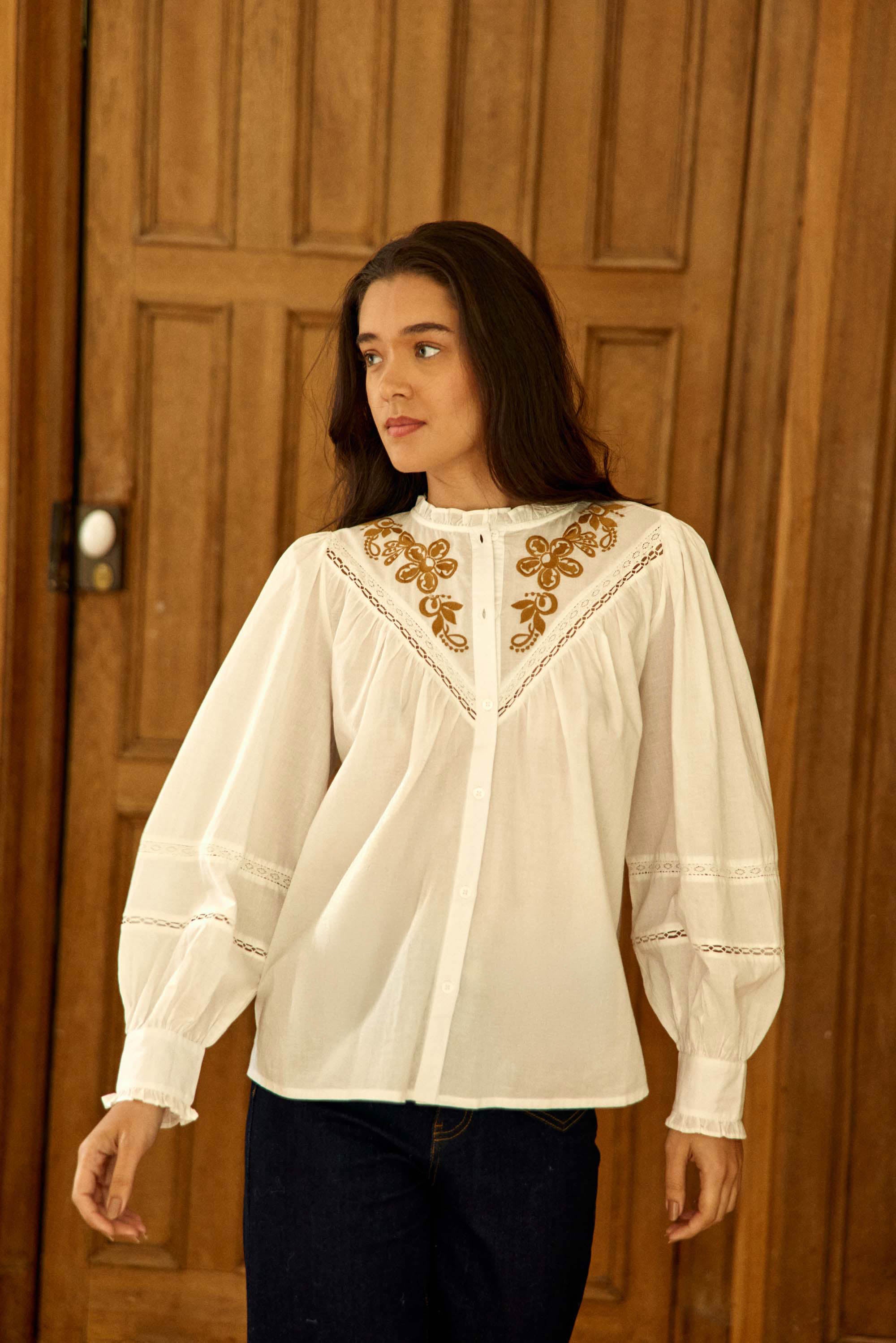 Bobie Blouse - Ecru