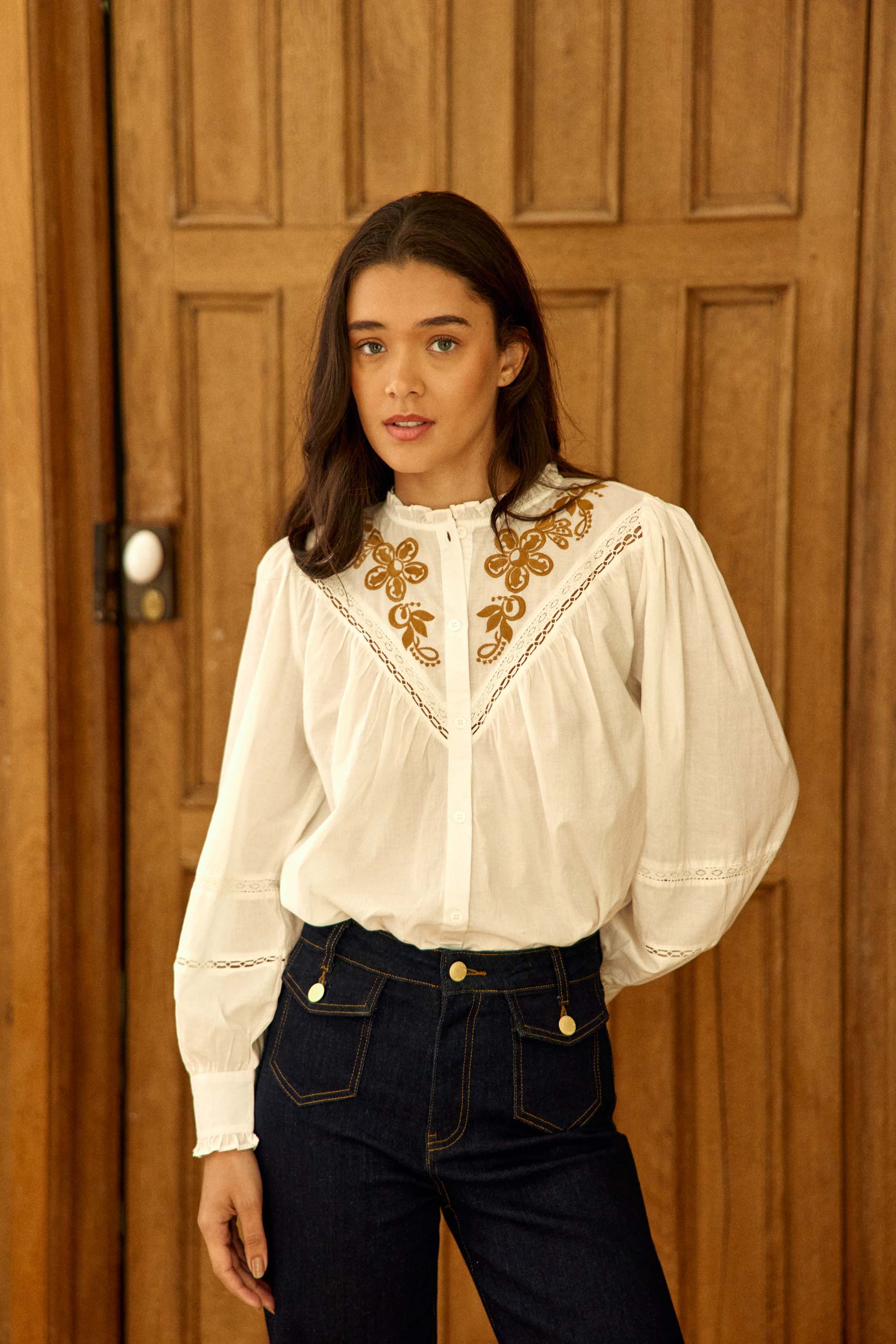 Bobie Blouse - Ecru