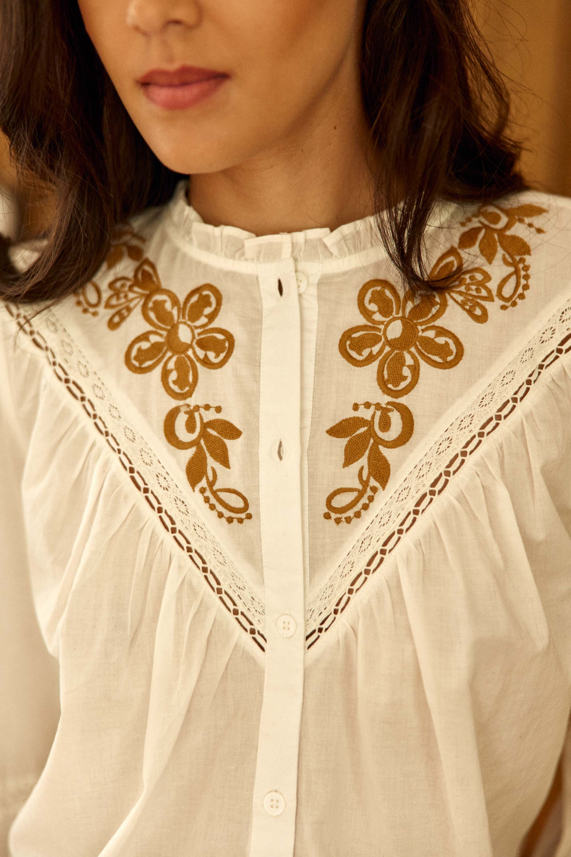Bobie Blouse - Ecru