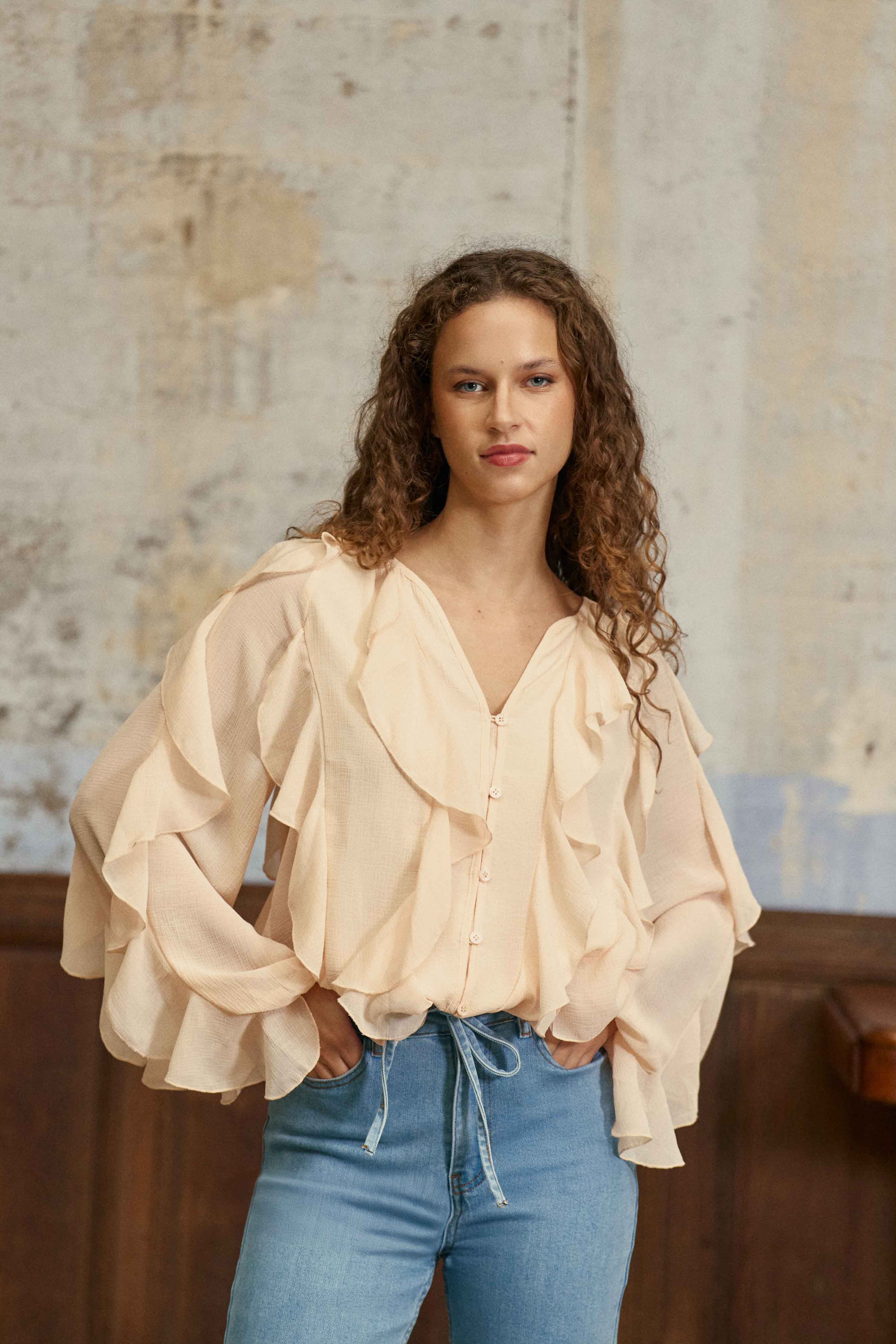 Bolta - Ruffle blouse